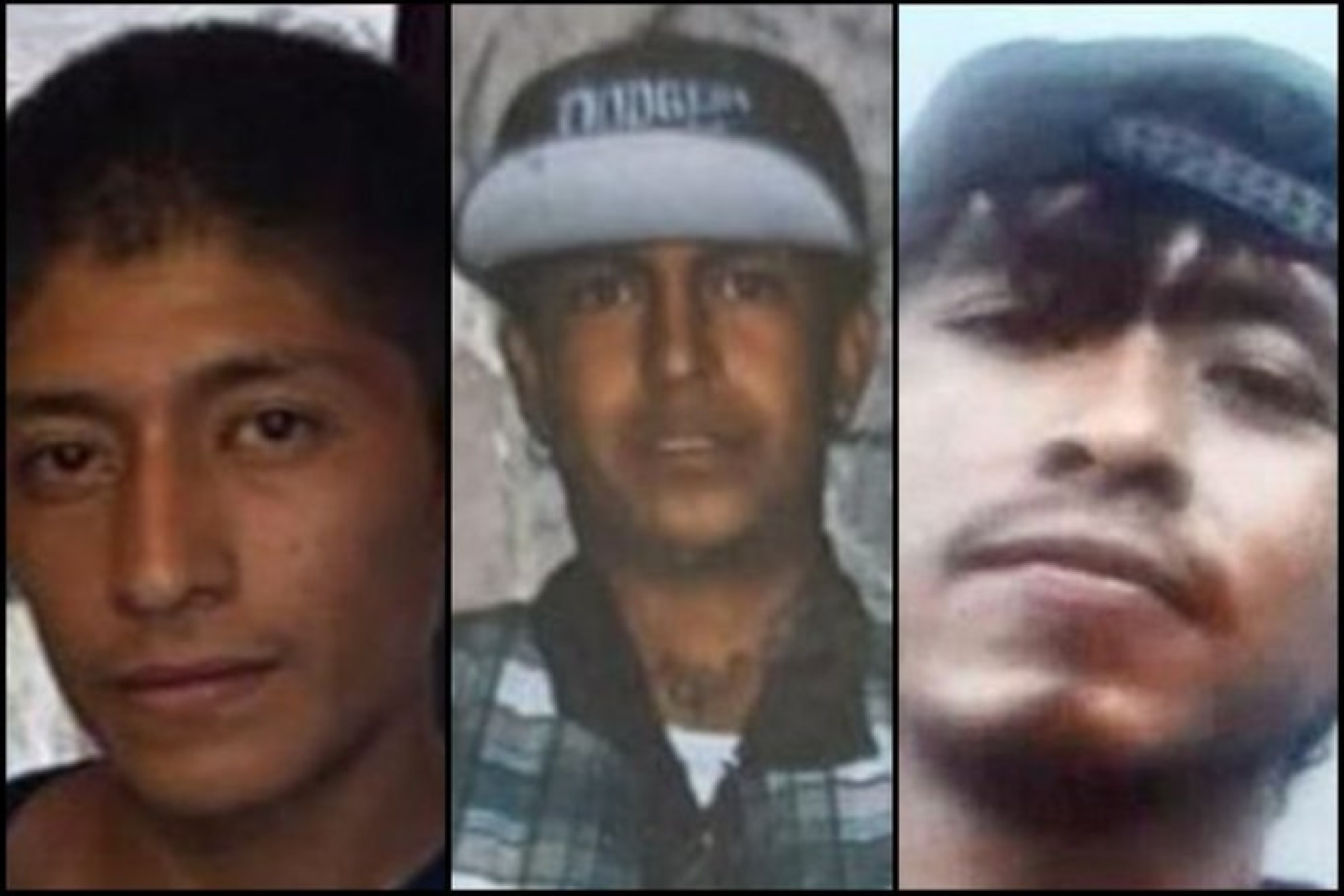 Los tres hombres fueron vistos por ltima vez el 25 de septiembre.