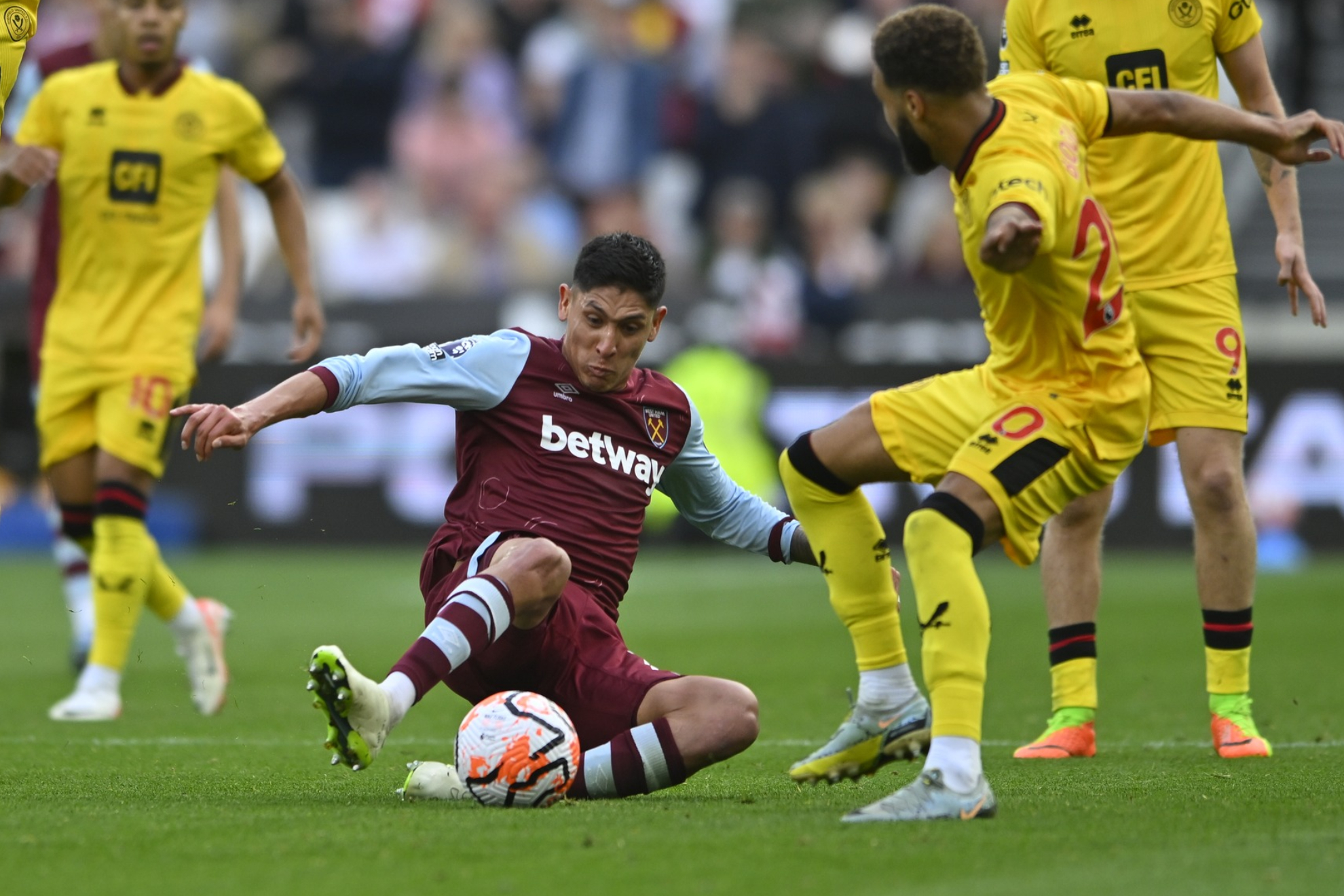 Premier League 2023 West Ham Vs Sheffield Edson Álvarez Fue Titular