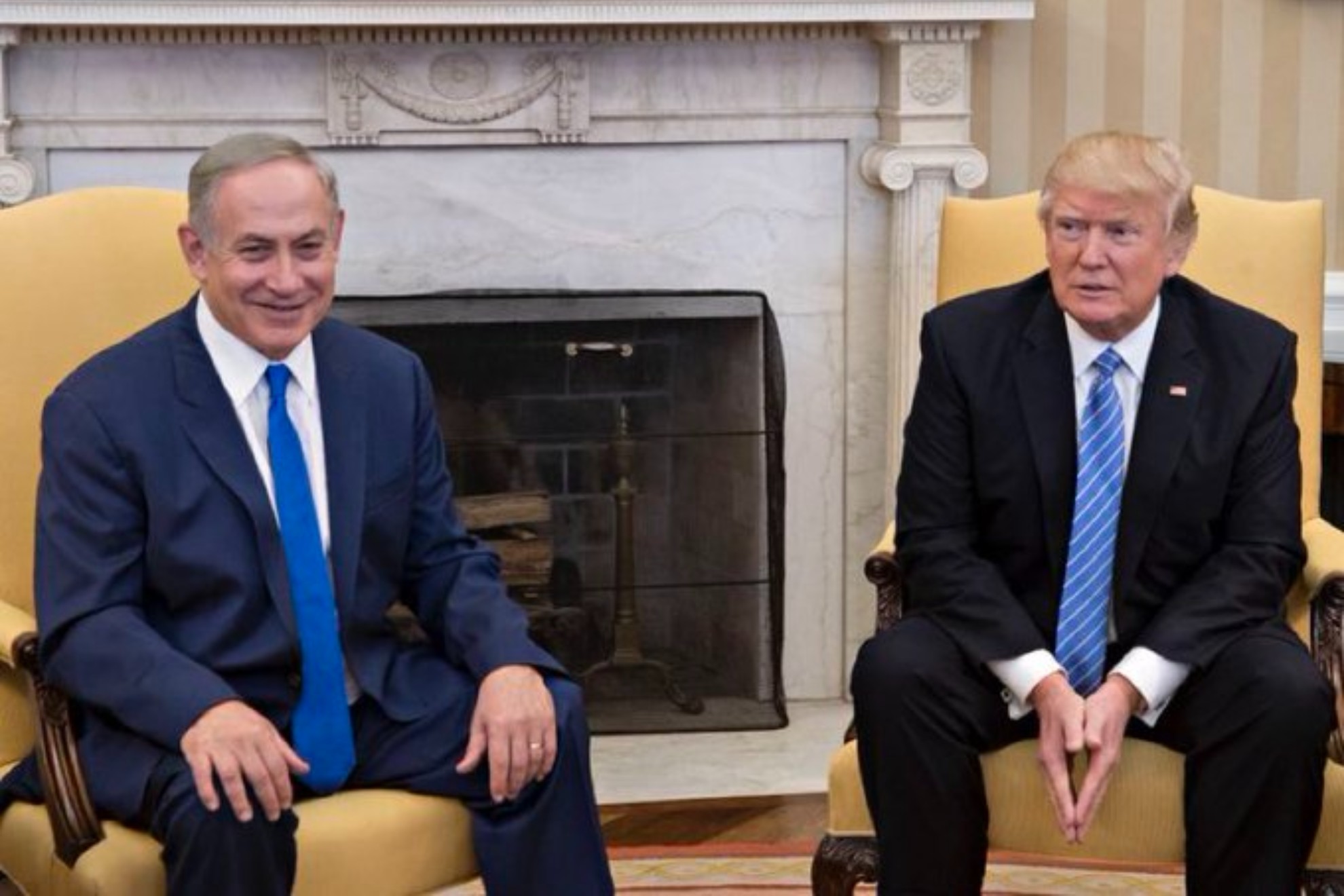 Trump apoya la ofensiva de Israel contra Palestina.
