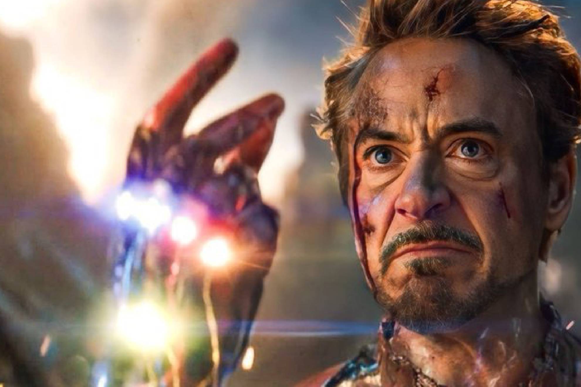 Robert Downey Jr. interpretando a Tony Stark como Iron Man, en una de las escenas ms icnicas de "Vengadores: Endgame"