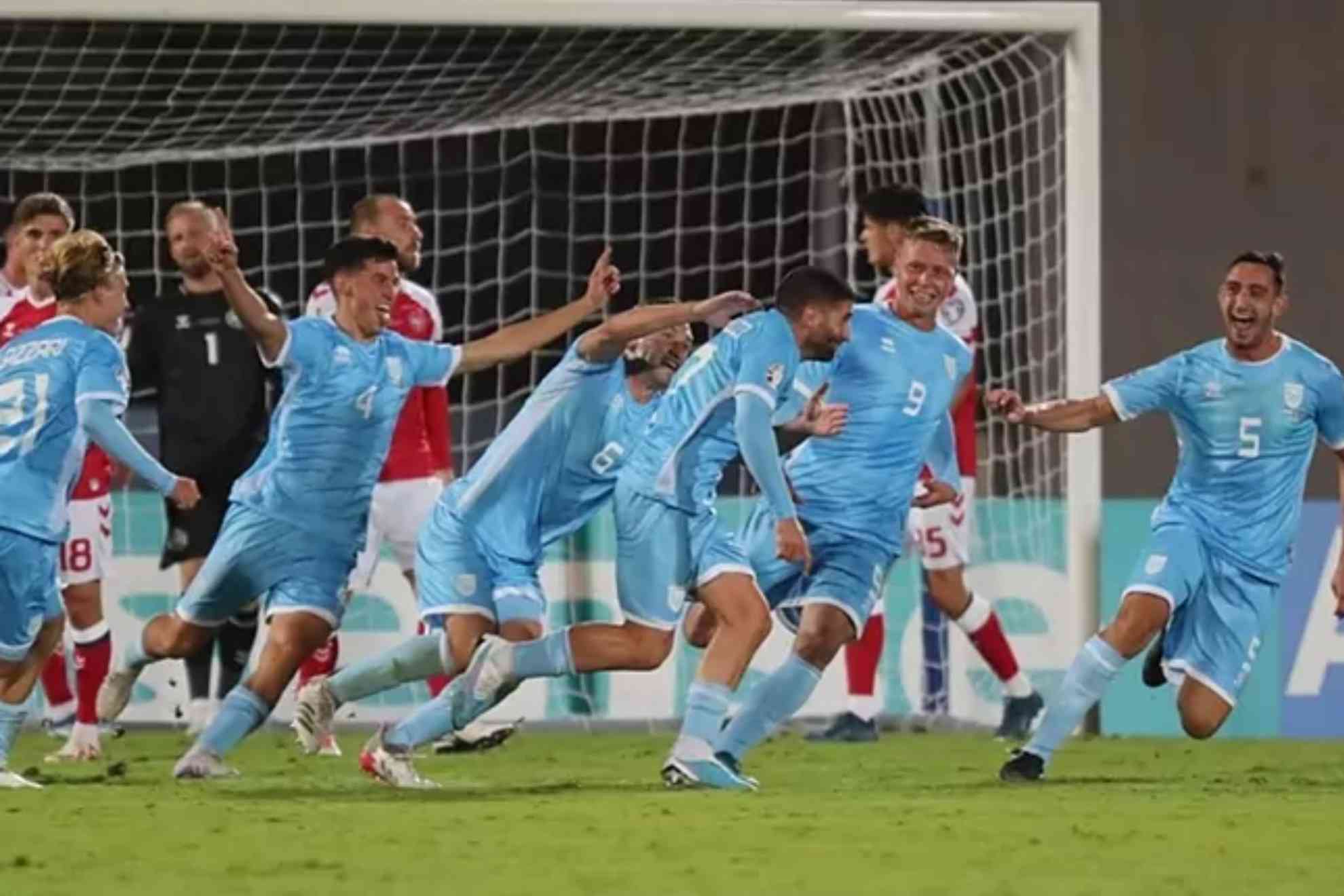 San Marino metió su primer gol en dos años.