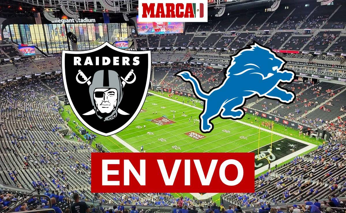 Lions vs Raiders EN VIVO. Partido de NFL hoy - Monday Night Football 2023