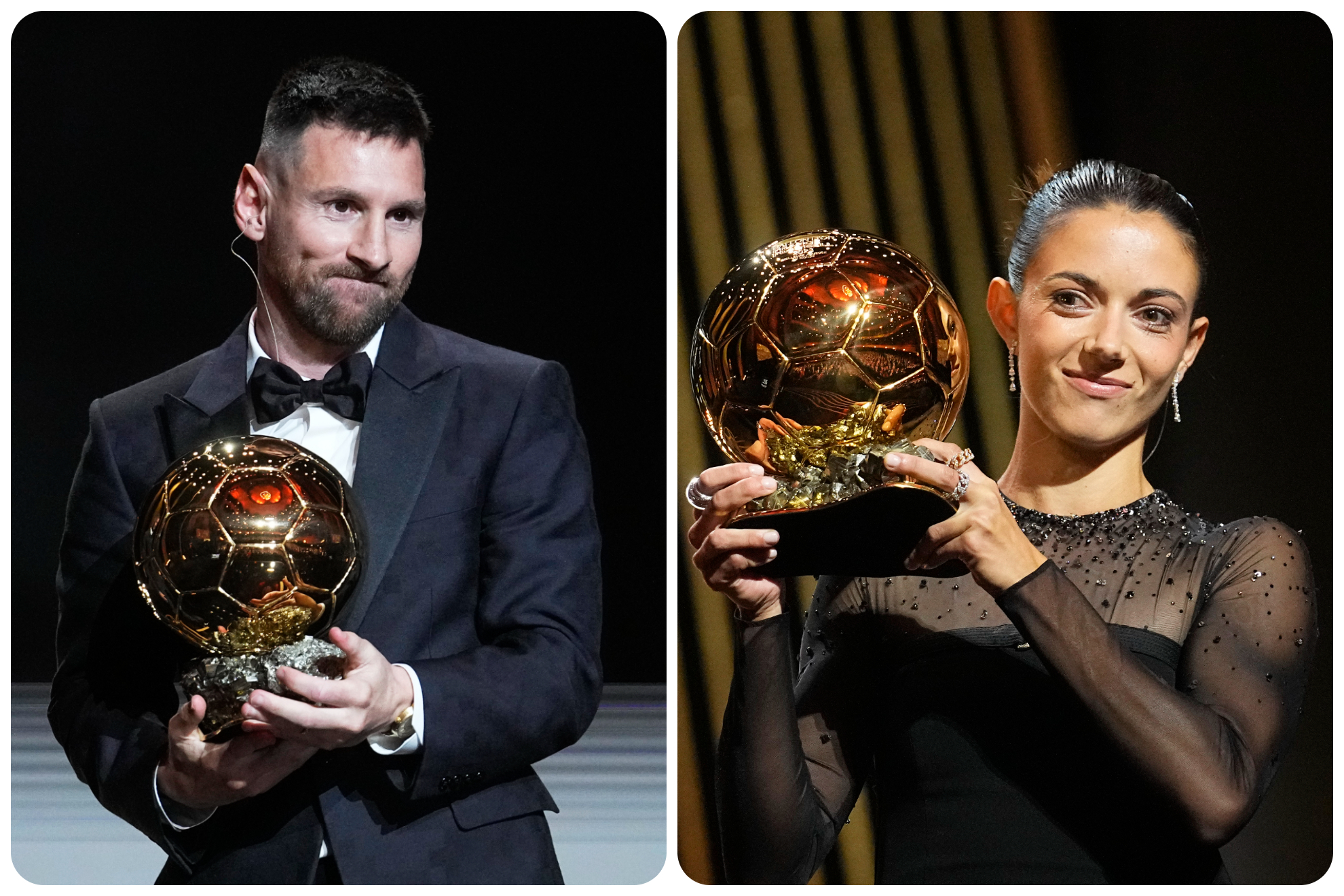 Messi y Aitana fueron los grandes ganadores de la noche.