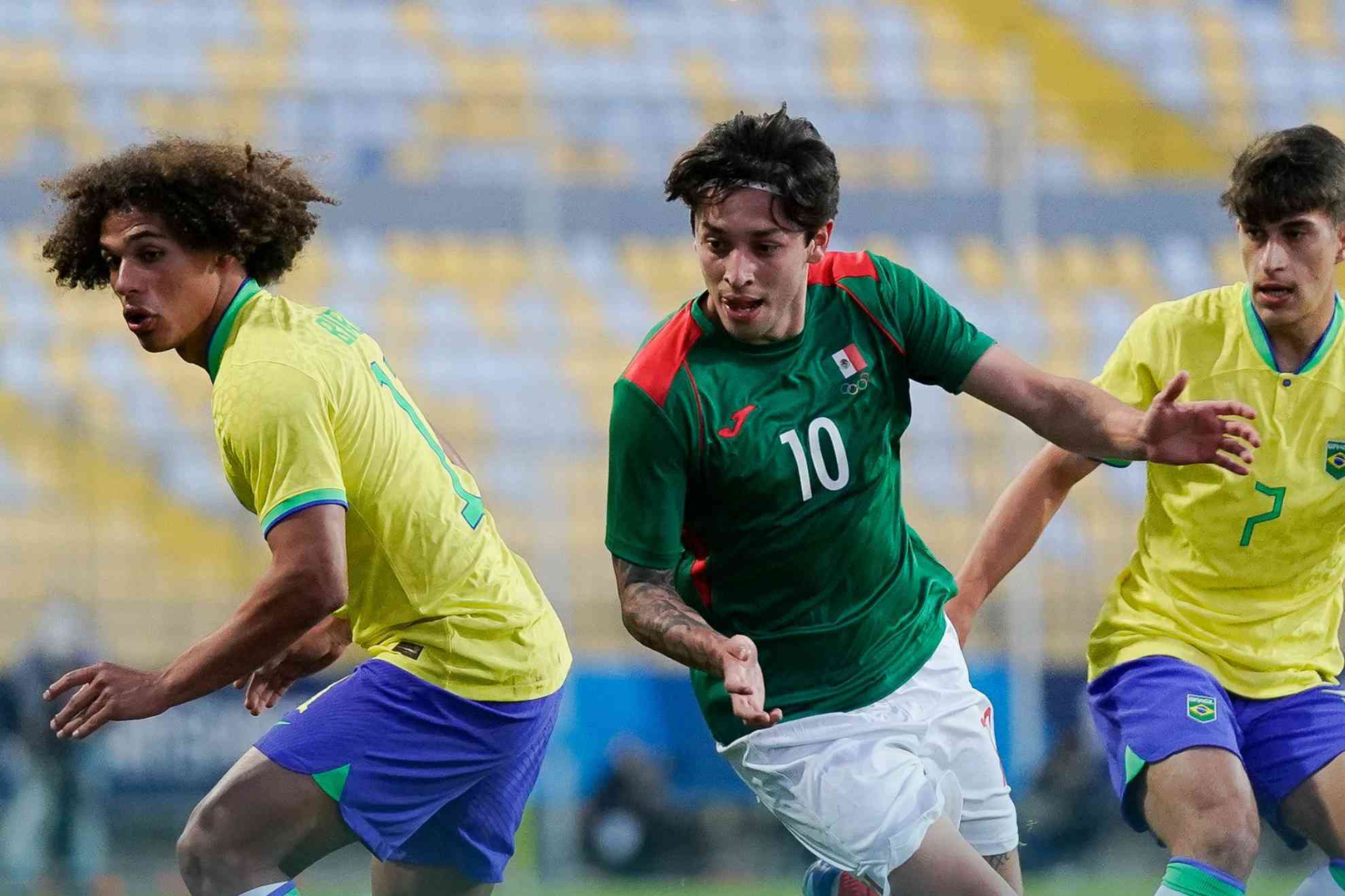 México cae 10 con Brasil. Semifinal Futbol Varonil Panamericanos 2023