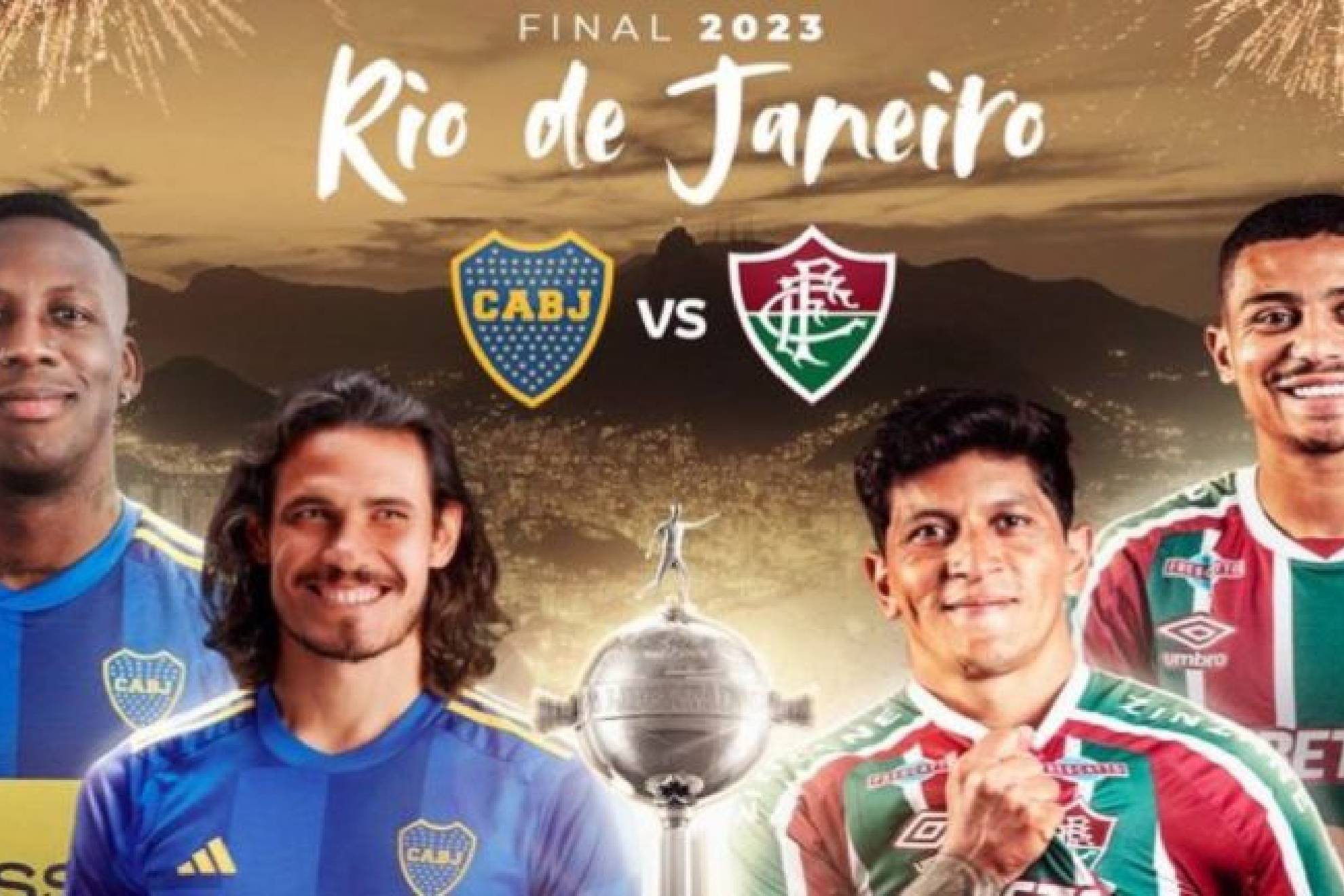 Boca y Flu se miden en la Final de la Libertadores 2023 en el Estadio Maracan.