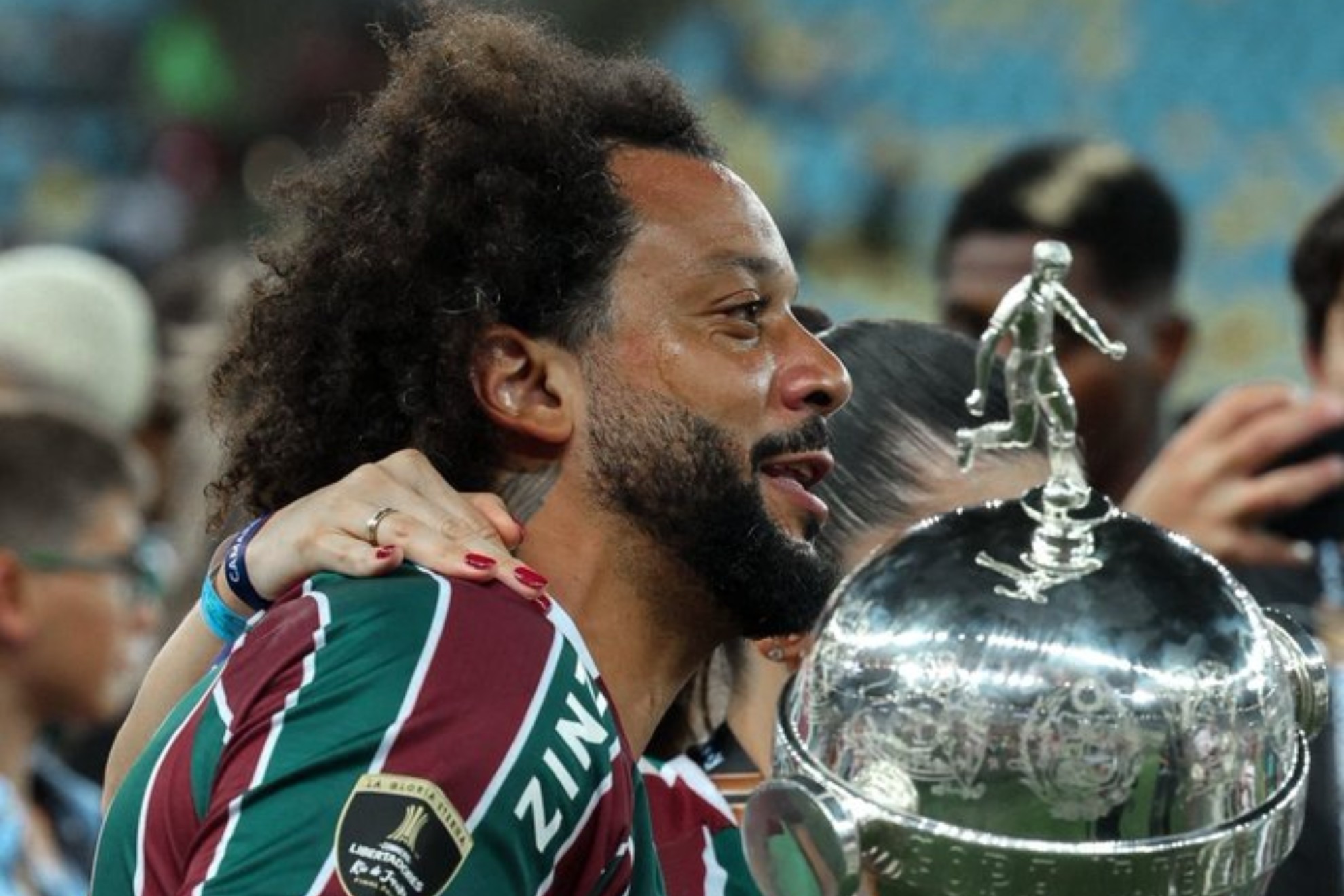 Marcelo gan la Libertadores con Fluminense en el Maracan.