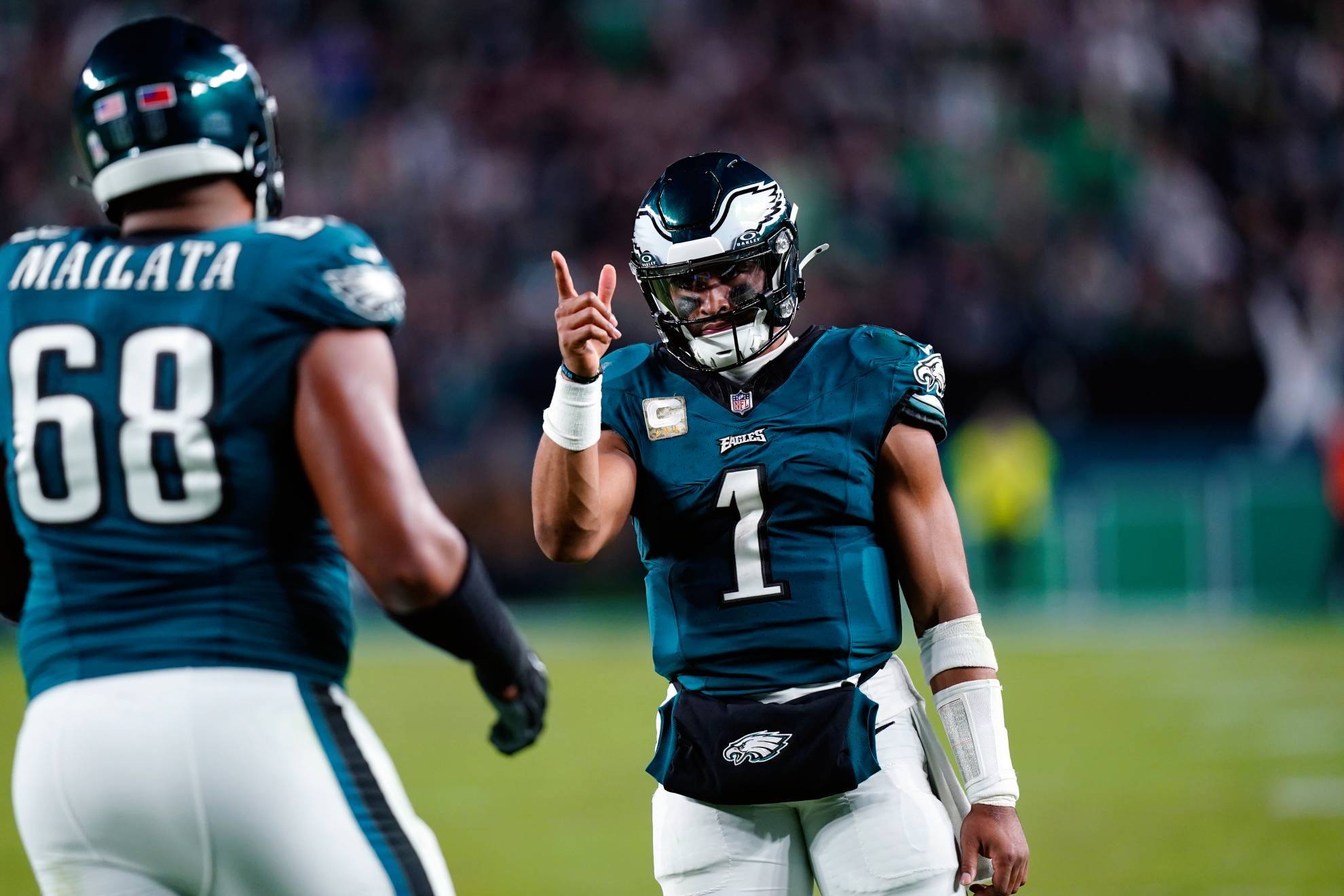 Philadelphia Eagles-Dallas Cowboys: forasteiros perderam no último