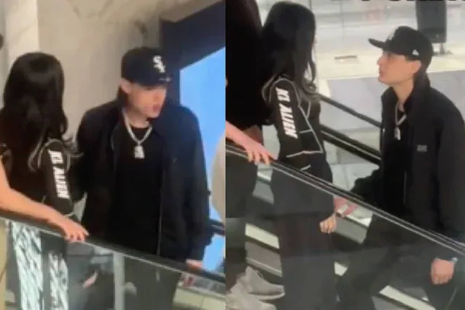 Peso Pluma y Nicki Nicole pasean en Polanco escoltados y fans los critican  por 