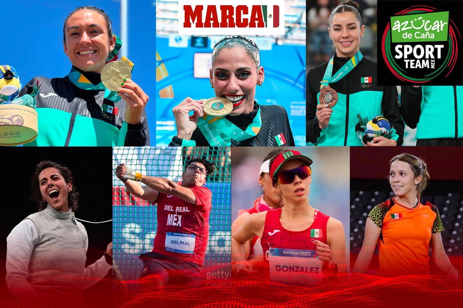 Un dulce camino a París 2024; los atletas de Azúcar de Caña con medallas y pases olímpicos en Santiago 2023