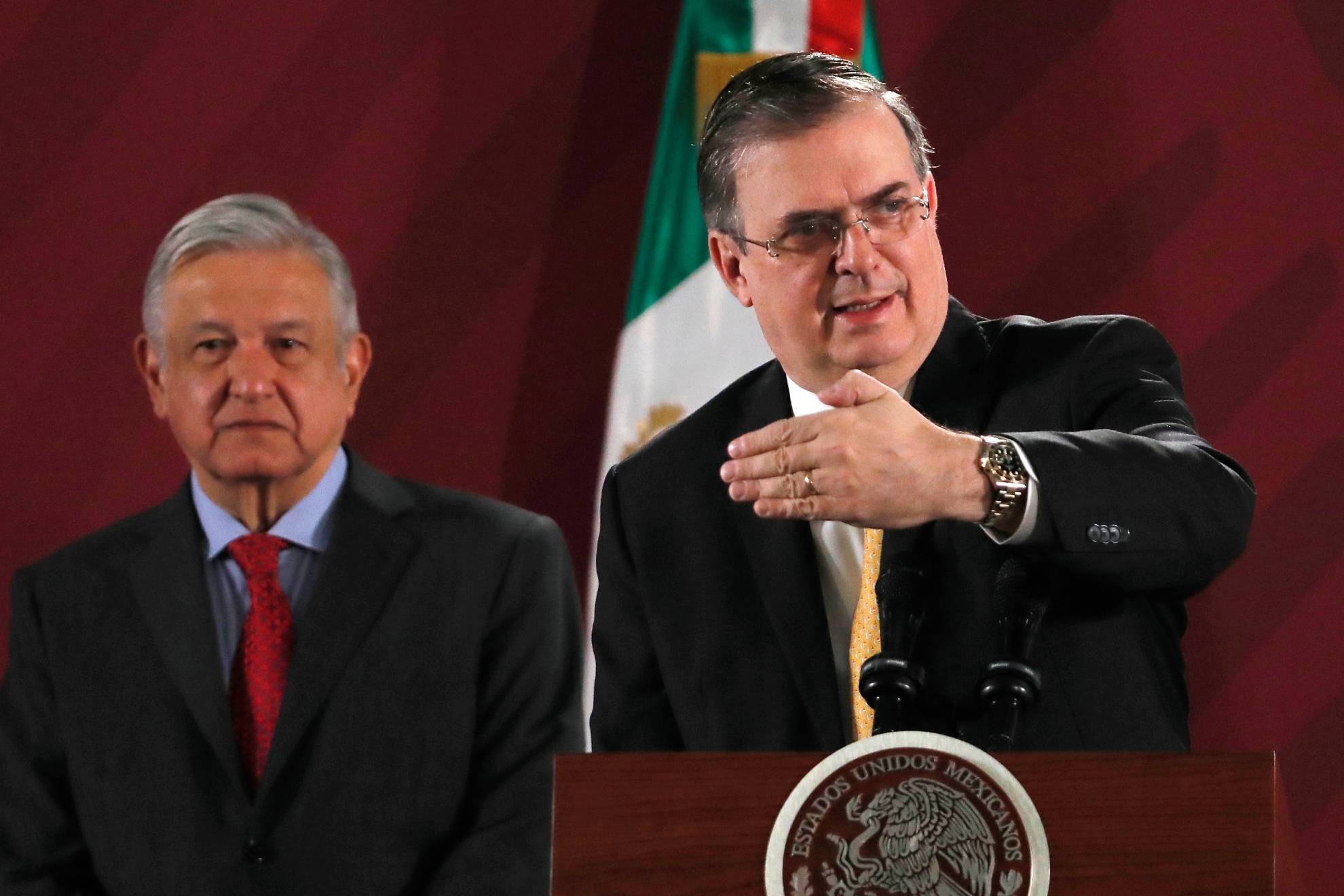 Marcelo Ebrard fue secretario de Relaciones Exteriores en la administracin del presidente Andrs Manuel Lpez Obrador en Mxico