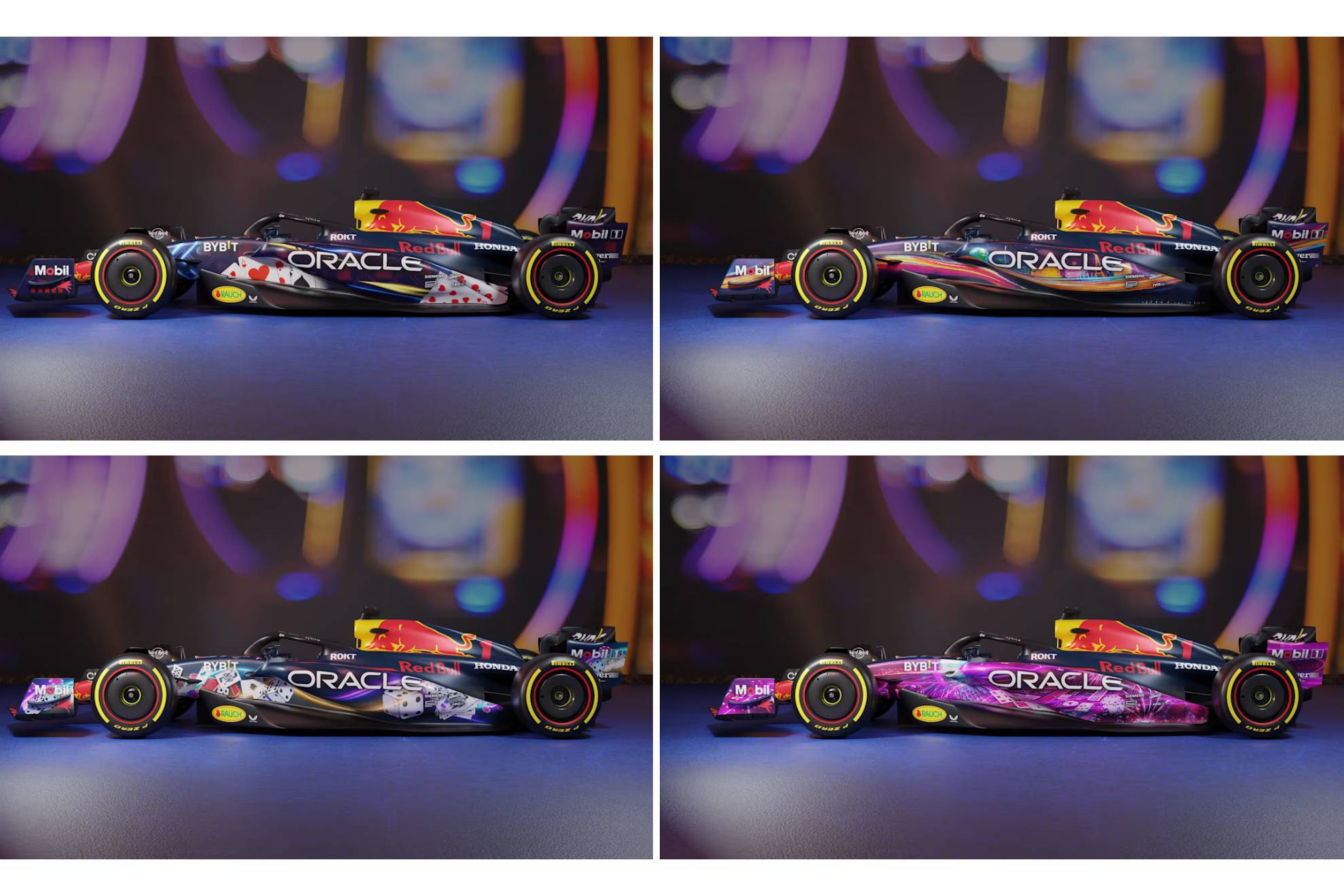 Filtran lujoso livery de Red Bull y Checo Prez al puro estilo de Las Vegas