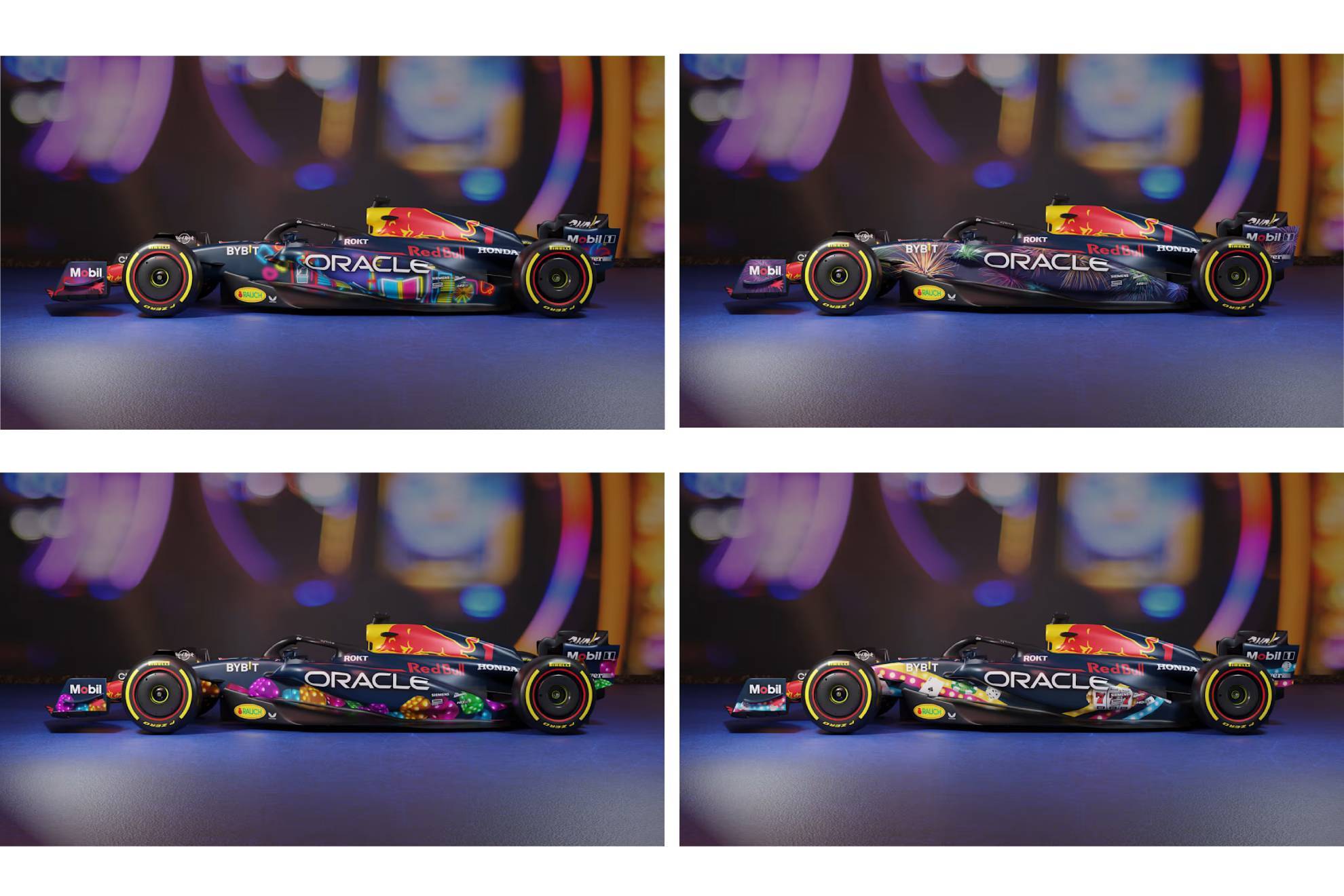 Filtran lujoso livery de Red Bull y Checo Prez al puro estilo de Las Vegas