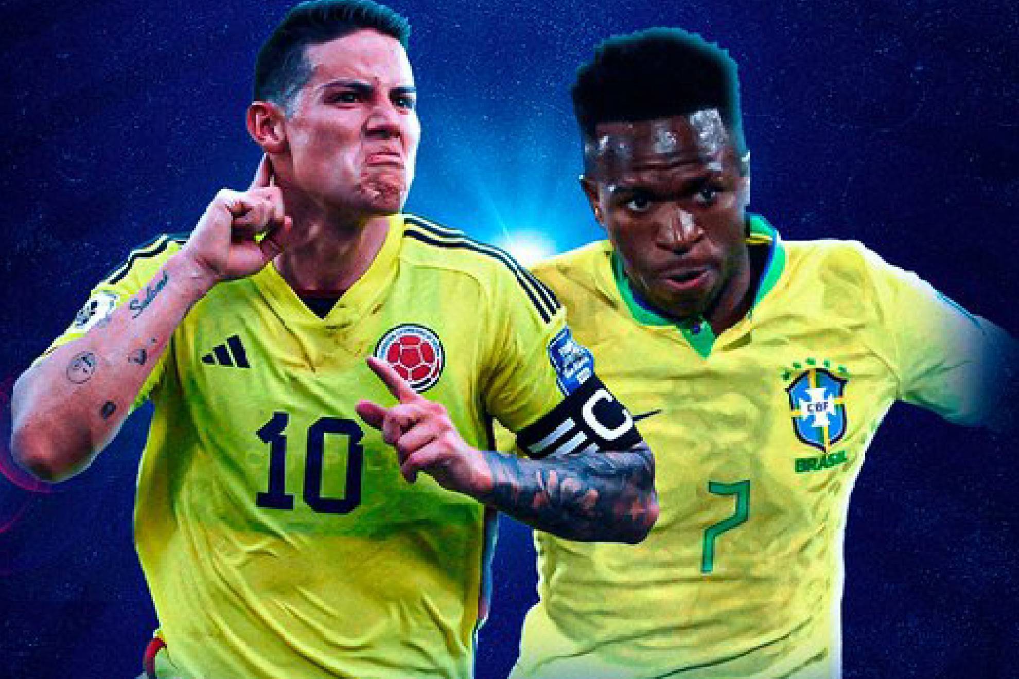 Colombia le hará los honores a Brasil en la fecha 5 de las eliminatorias en Conmebol