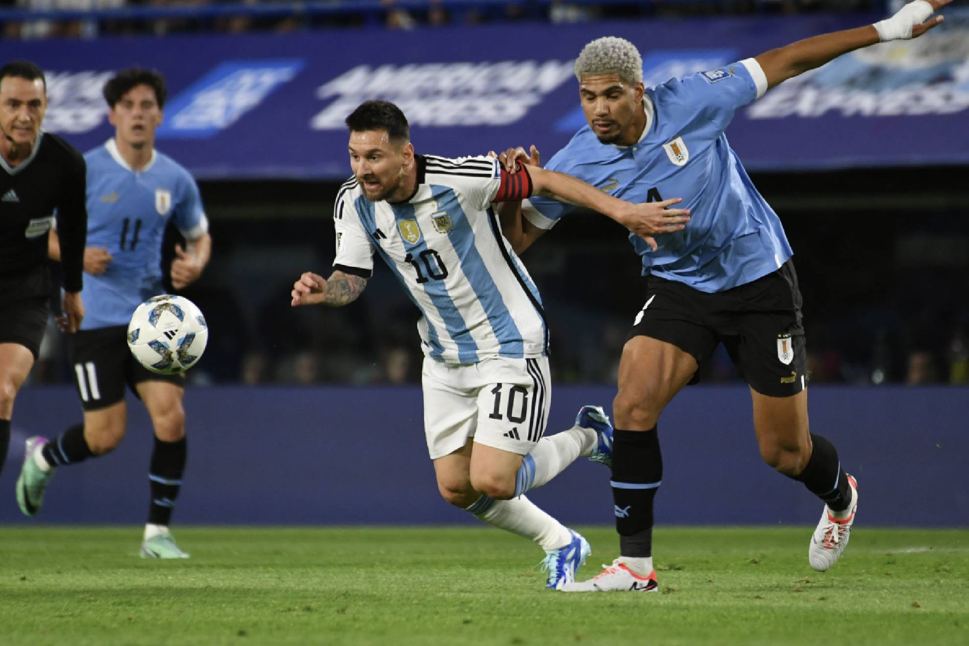 Leo Messi lamentó la derrota de la Argentina ante Uruguay.