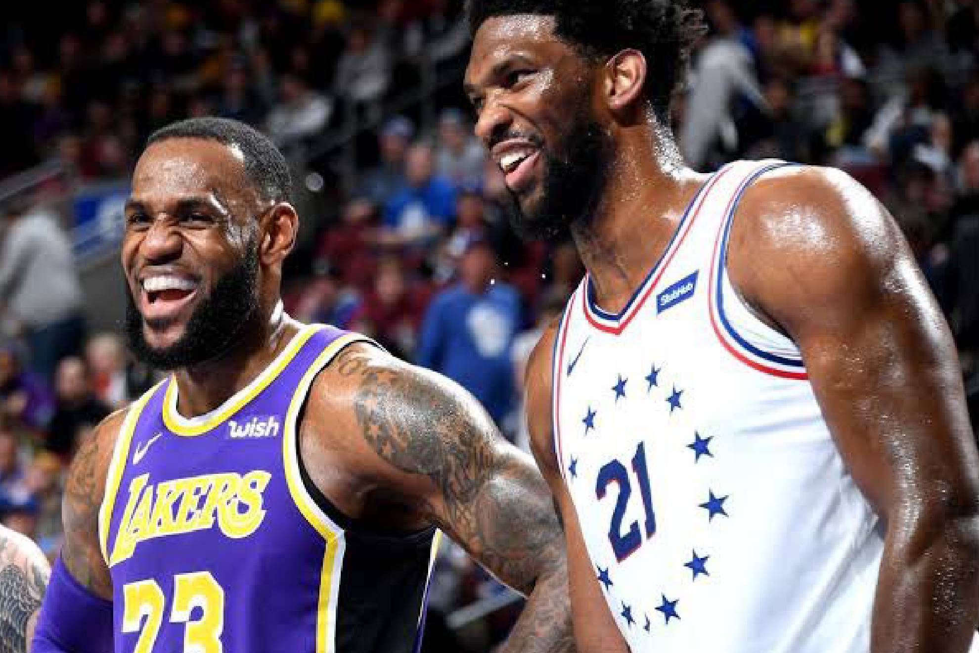 LeBron James con Lakers visitarán a 76ers con Joel Embiid en la duela de la NBA