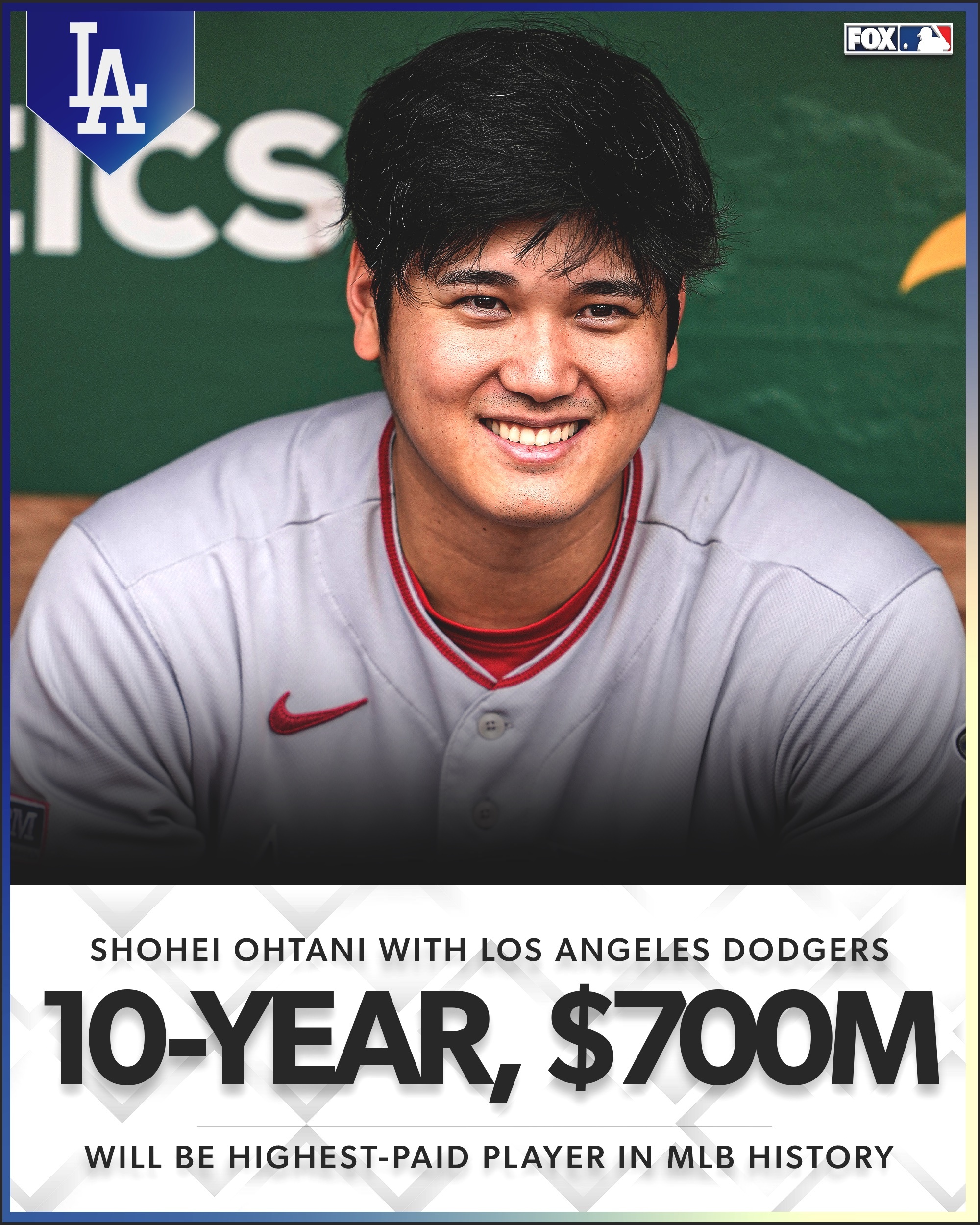 El contrato de Shohei Ohtani con Dodgers