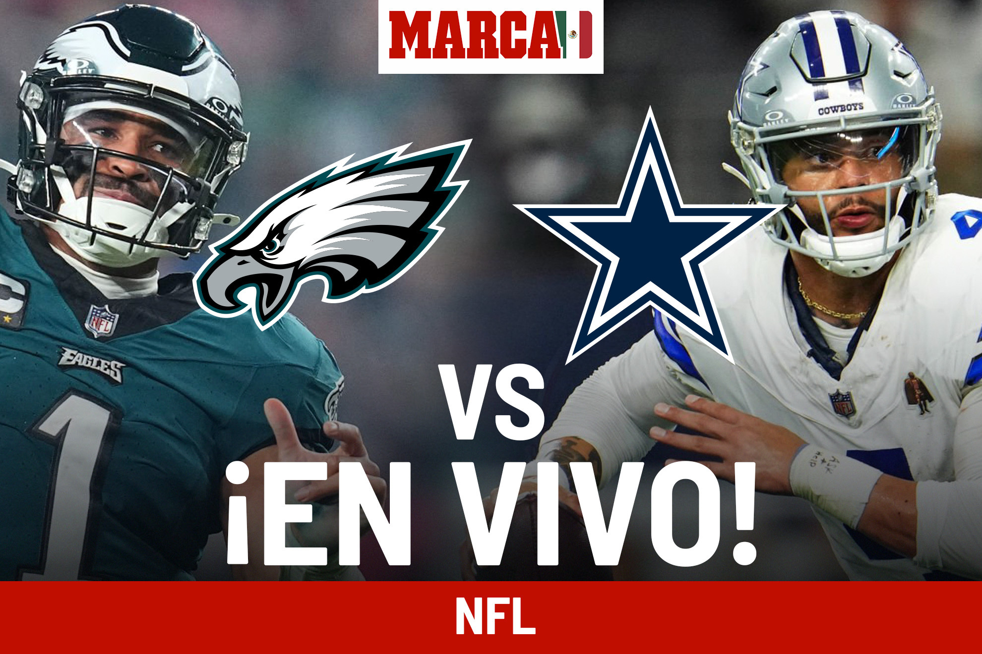 NFL: Eagles vs Dallas EN VIVO. Juego de Cowboys hoy - Partido NFL 2023  Semana 14