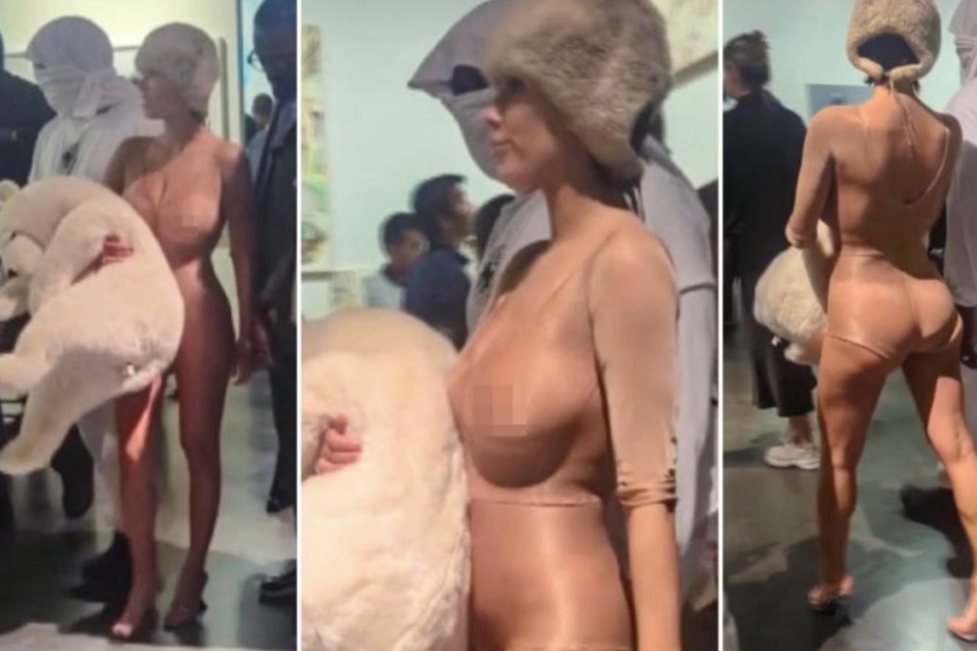 Bianca Censori, mujer de Kanye West, deja poco a la imaginación con traje  transparente en Art Basel Miami | MARCA México