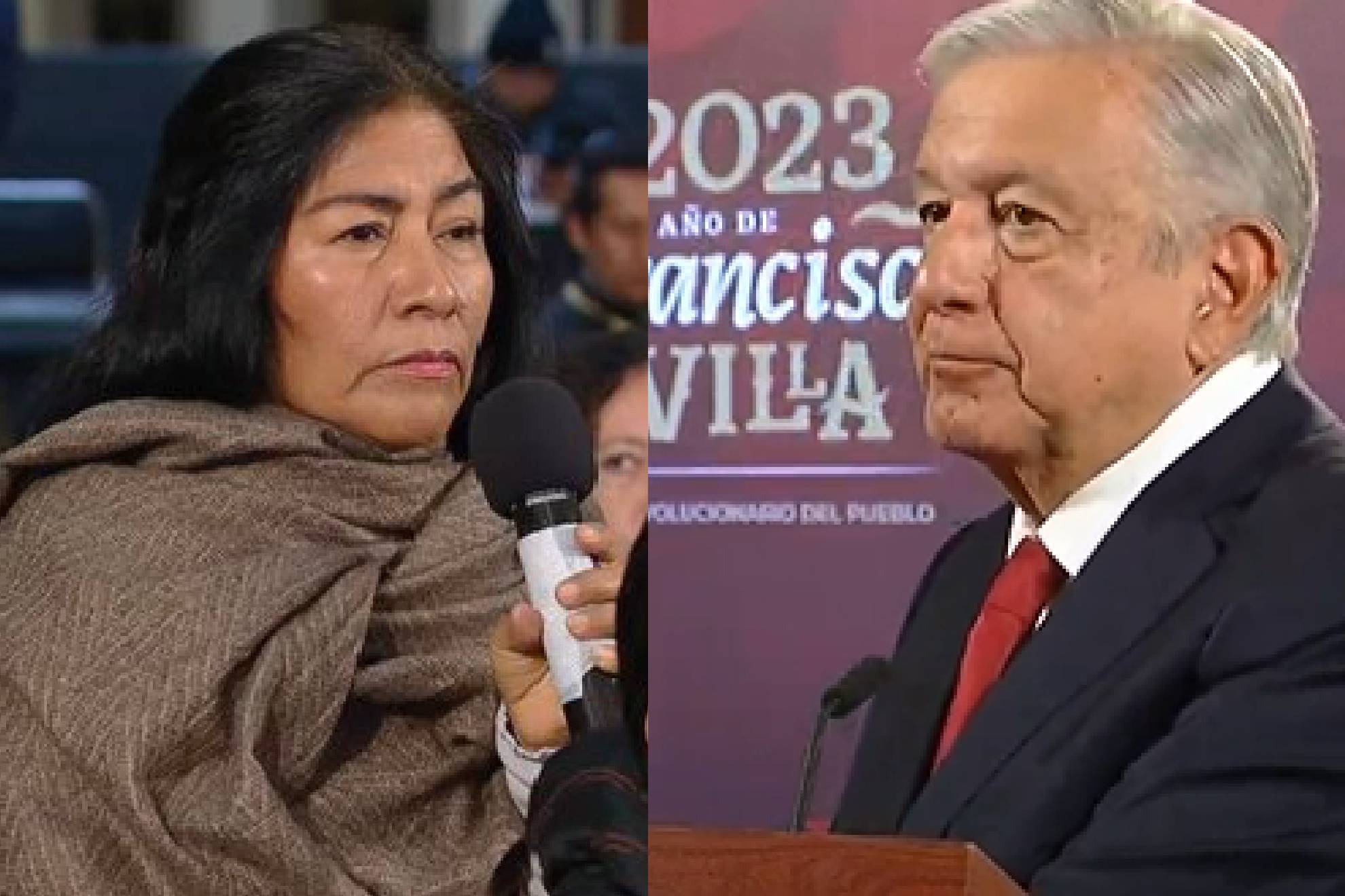 Discusin entre periodista Reyna Haydee y el Presidente, Andrs Manuel Lpez Obrador, en la 'maanera'