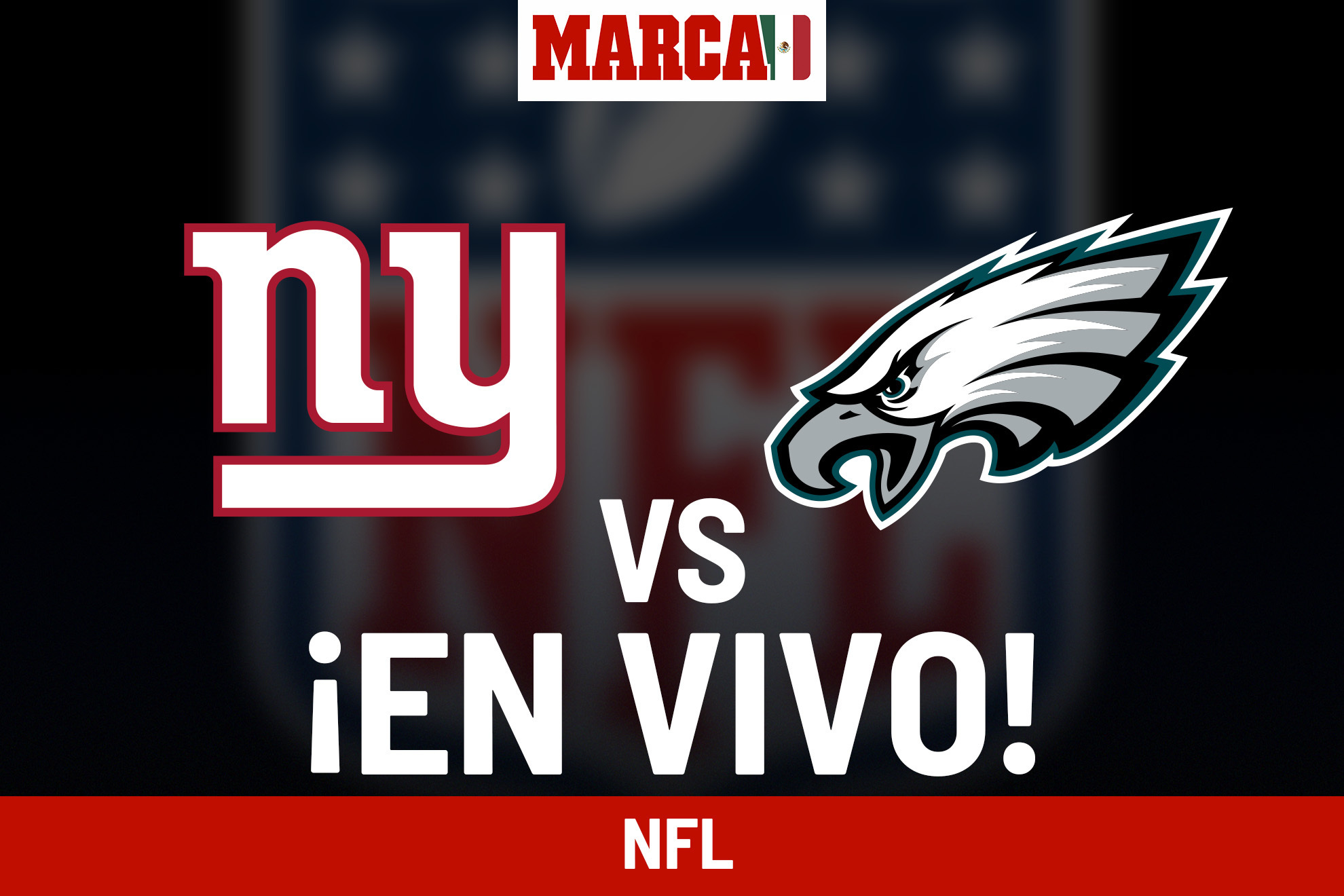 NFL Juego NY Giants vs Eagles EN VIVO Online. Partido hoy NFL