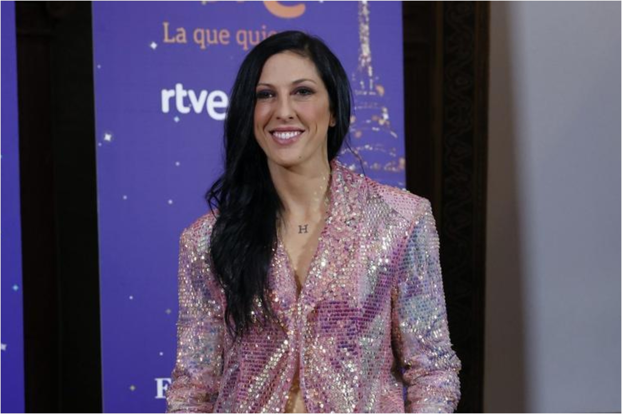 Jenni Hermoso, durante una gala en RTVE.