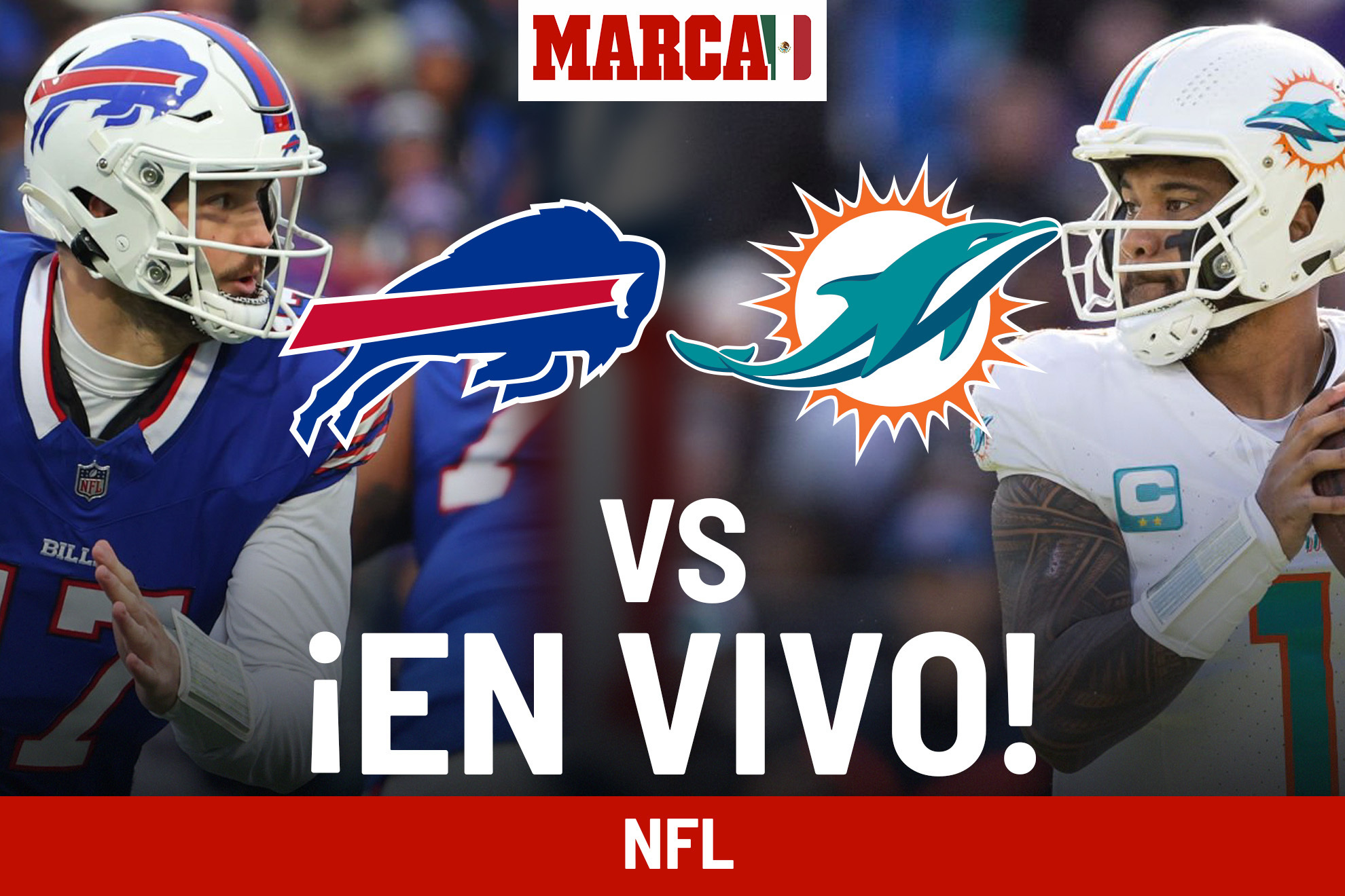 Buffalo vs Miami EN VIVO. Juego de Dolphins hoy - NFL 2024 Semana 18
