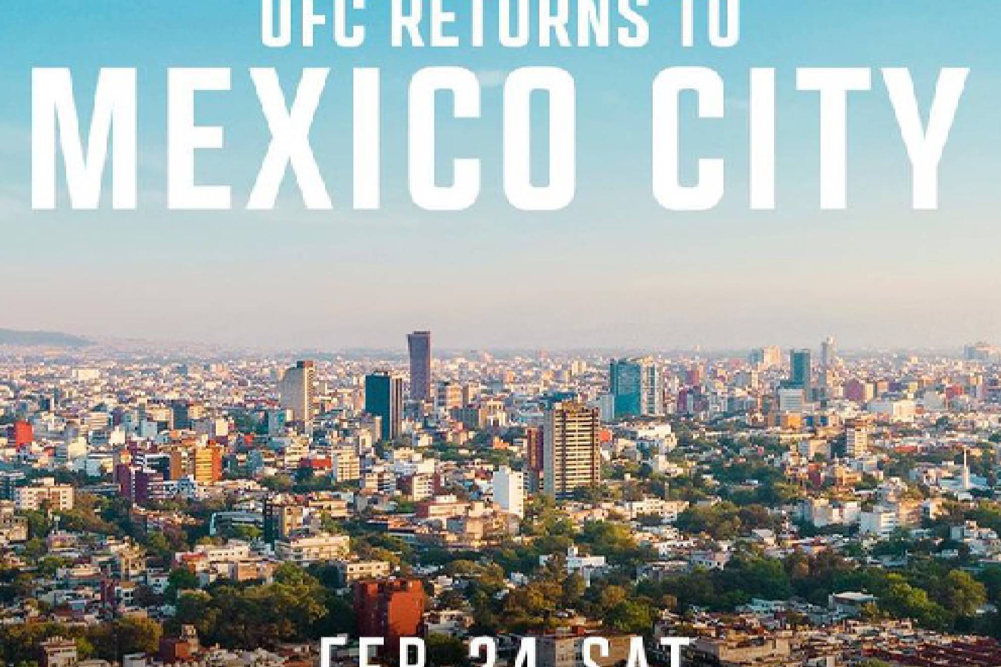 Mxico encabeza la cartelera de eventos en las Artes Marciales Mixtas de la UFC