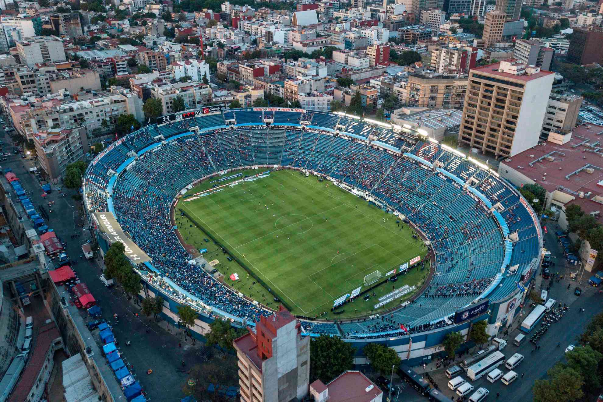 Estadio Azul (hoy Estadio de la Ciudad de los Deportes).