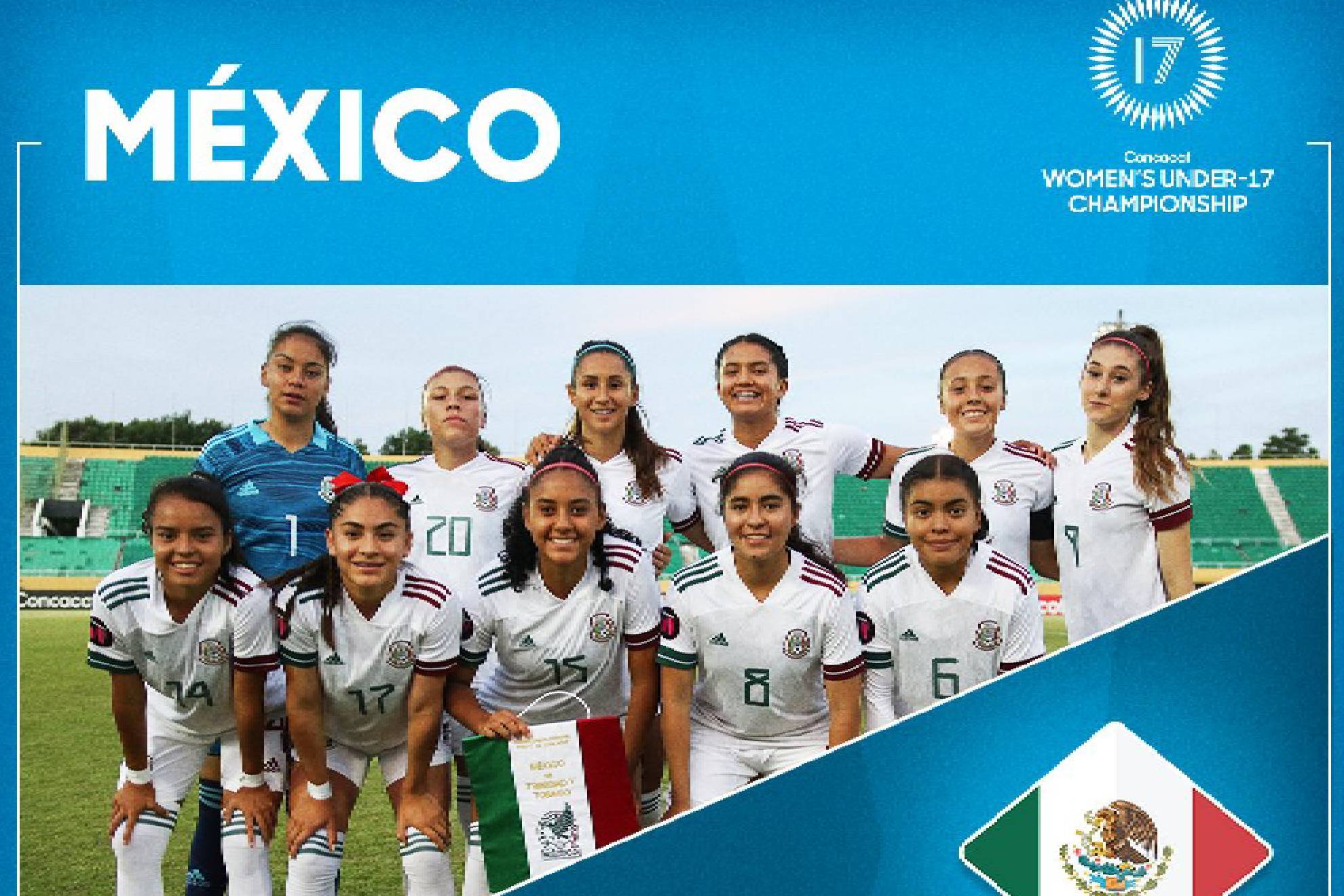 La Selección Femenil Mexicana sub17 buscará en casa el boleto al Mundial de la categoría