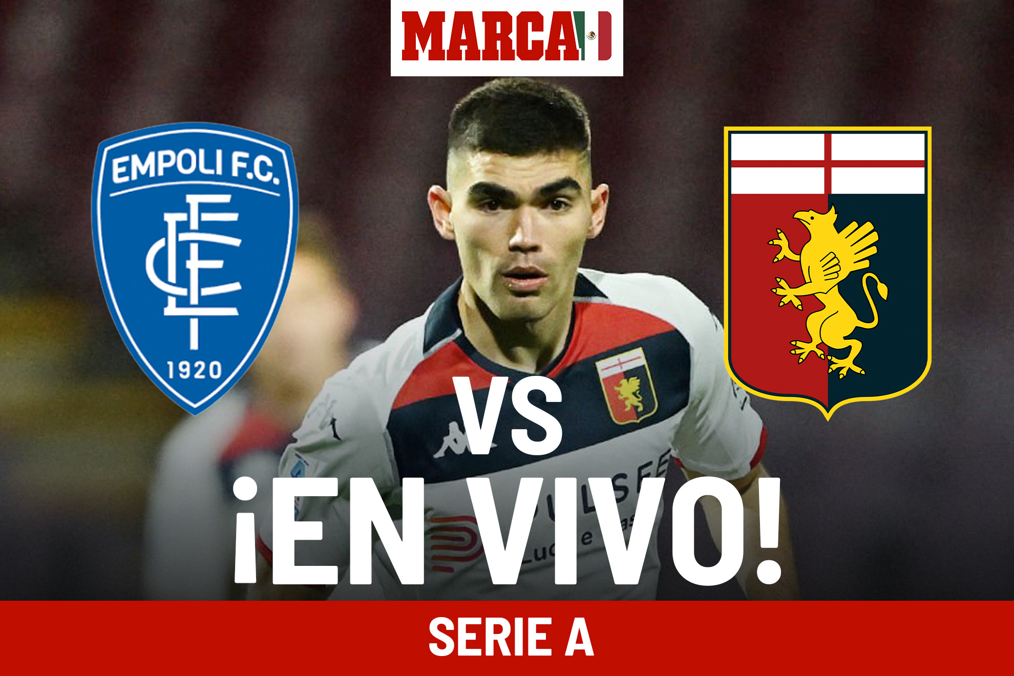Empoli vs Genoa EN VIVO Online. Partido hoy - Johan Vsquez en Serie A 2024