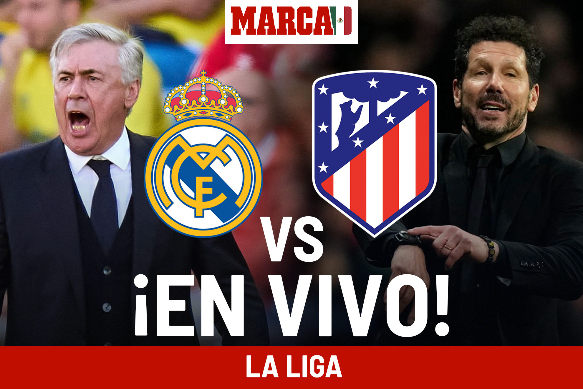 Real Madrid vs Atletico de Madrid Live.  Classic today from LaLiga 2024