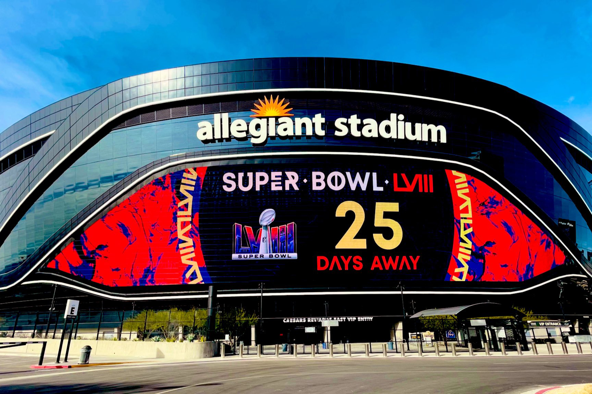 Allegiant Stadium es la sede del Super Bowl LVIII
