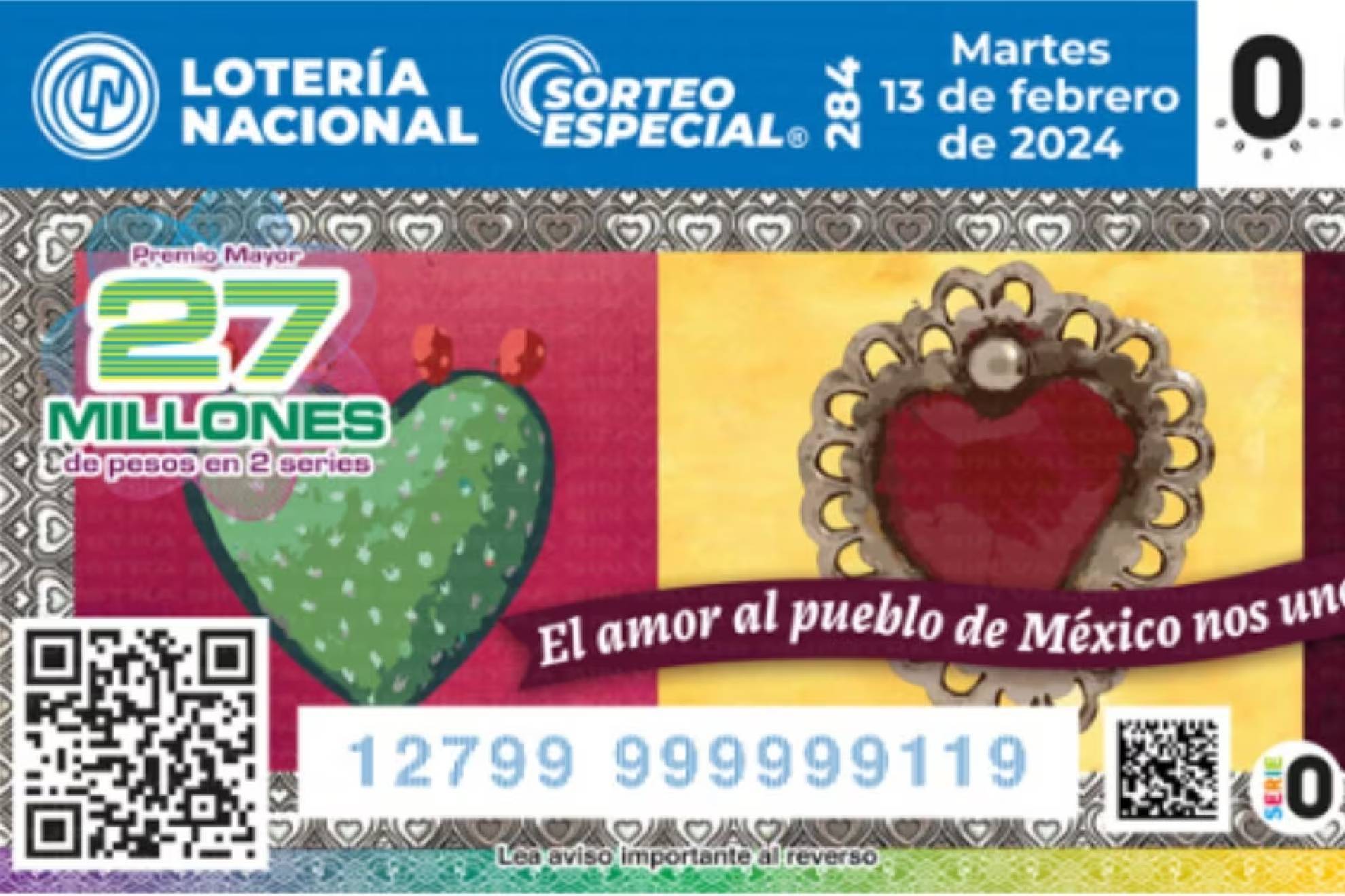 Lotería Nacional realiza el Sorteo Especial 284.