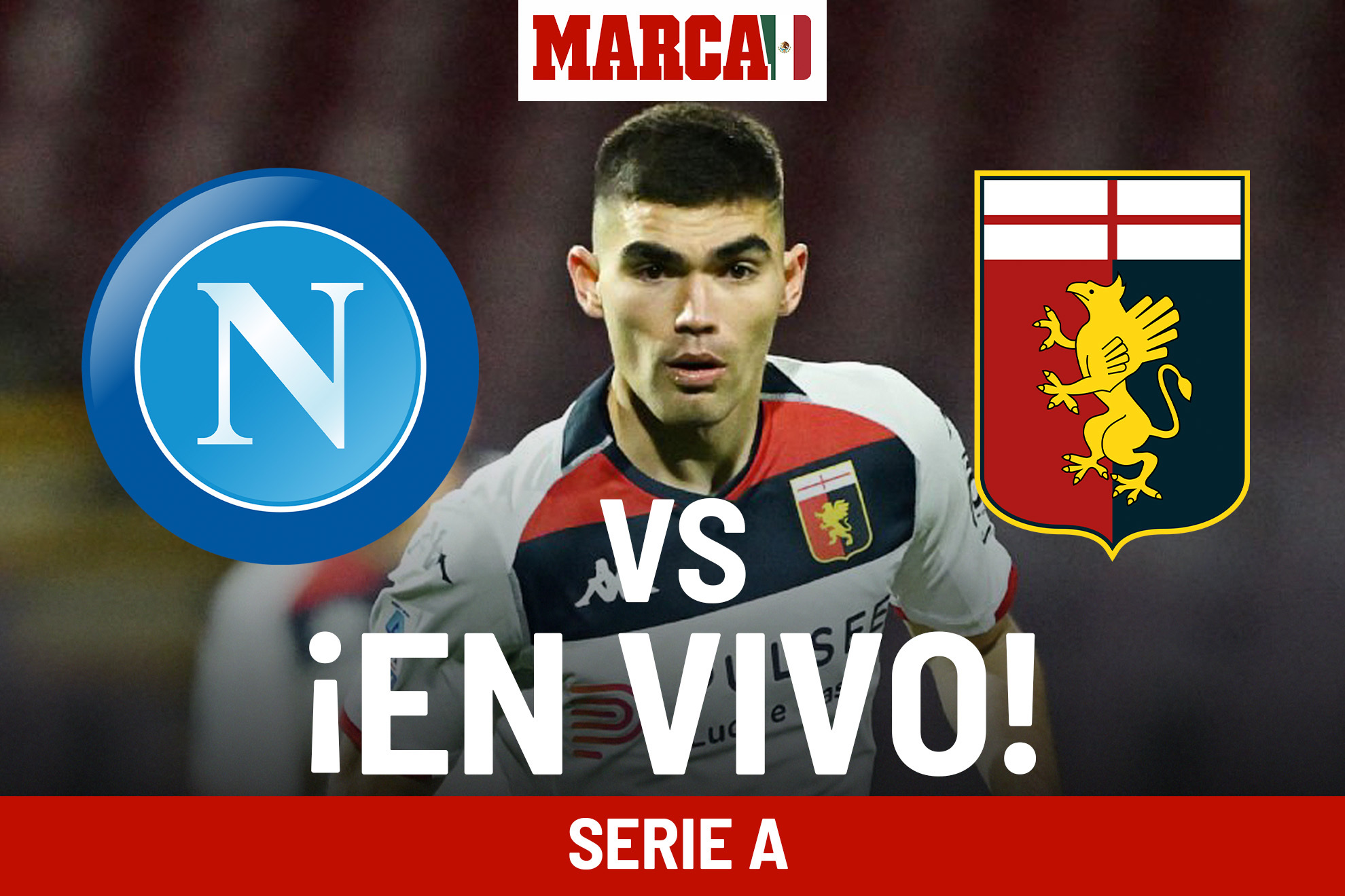 Napoli vs Genoa EN VIVO Online. Partido hoy - Johan Vásquez en Serie A 2024