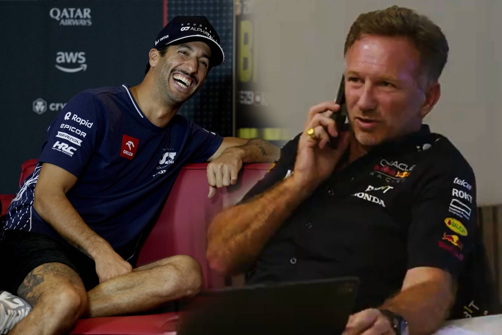 En el triler, el britnico llam a Daniel Ricciardo
