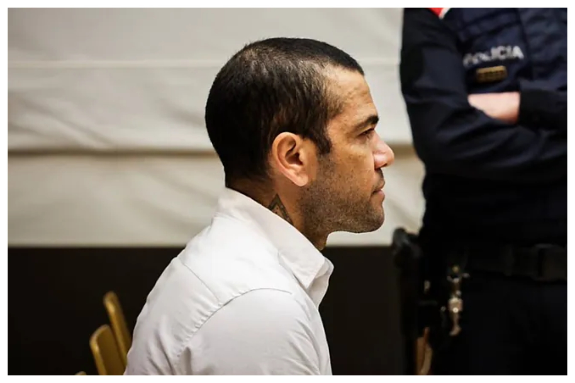 Alves, durante el juicio