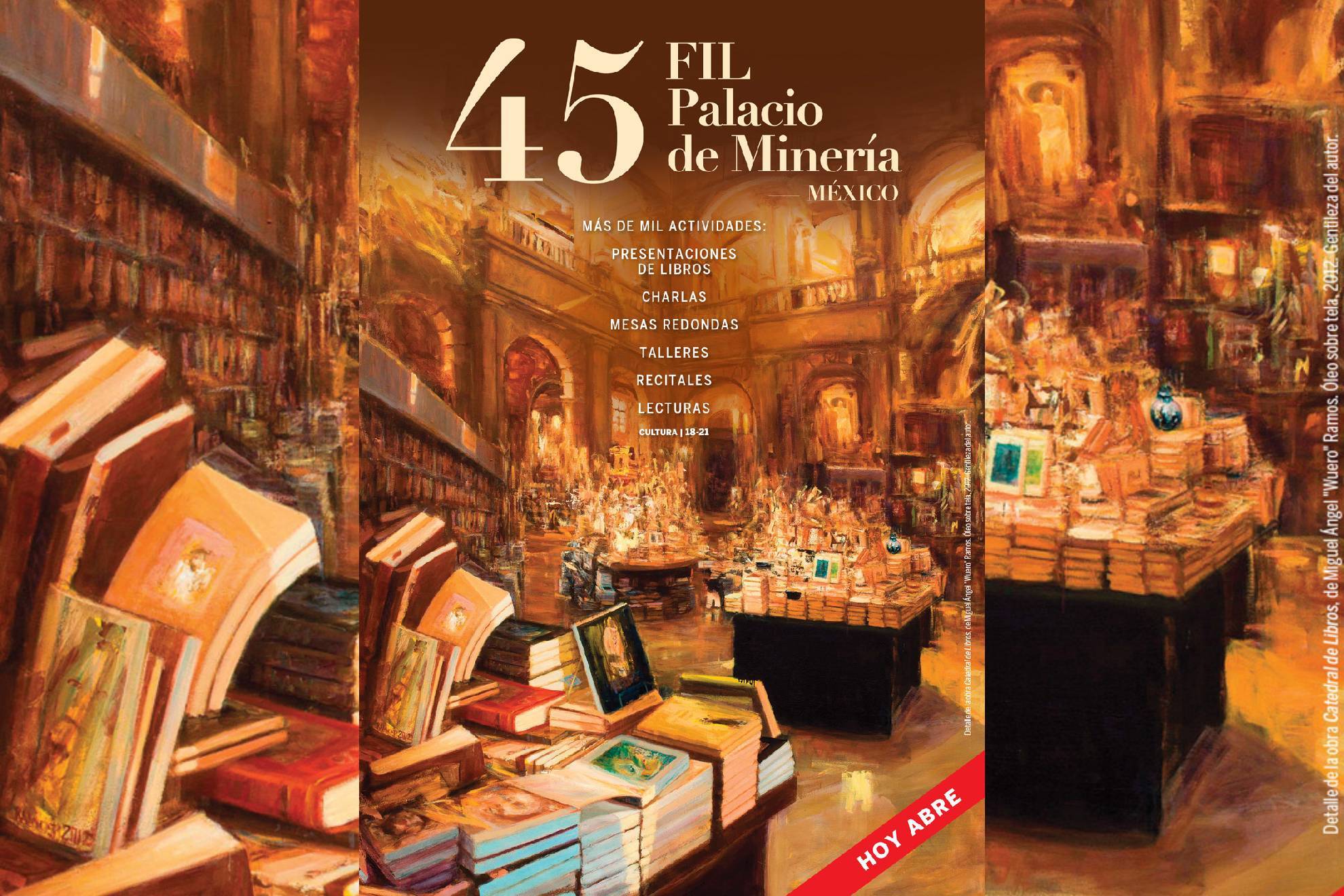Todo un festival de lectura con la Feria del Libro del Palacio de Minería 2024