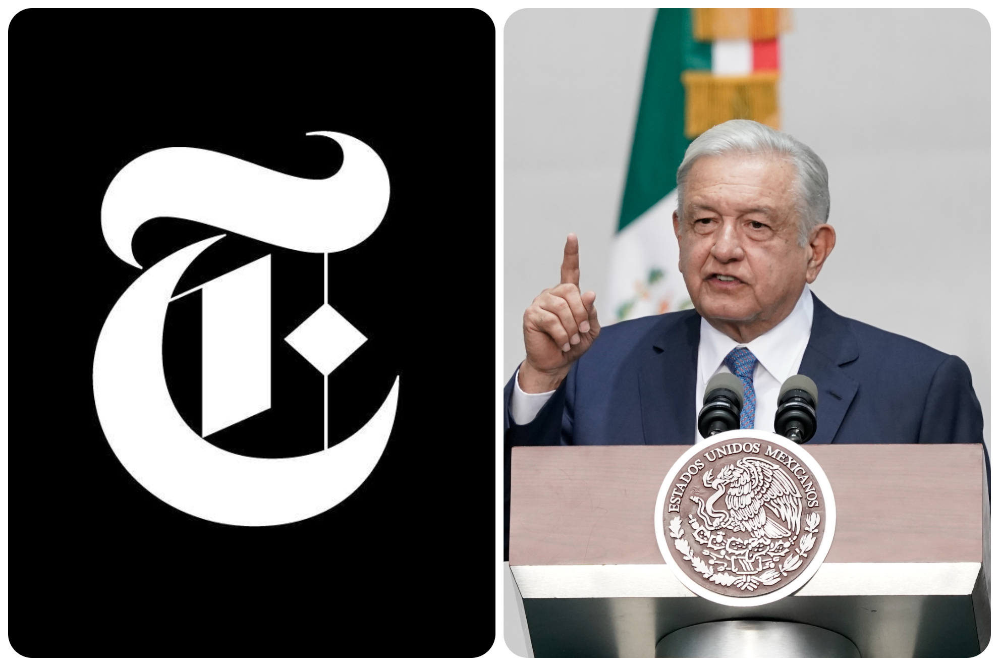 El diario estadounidense lamentó la postura del presidente de México.