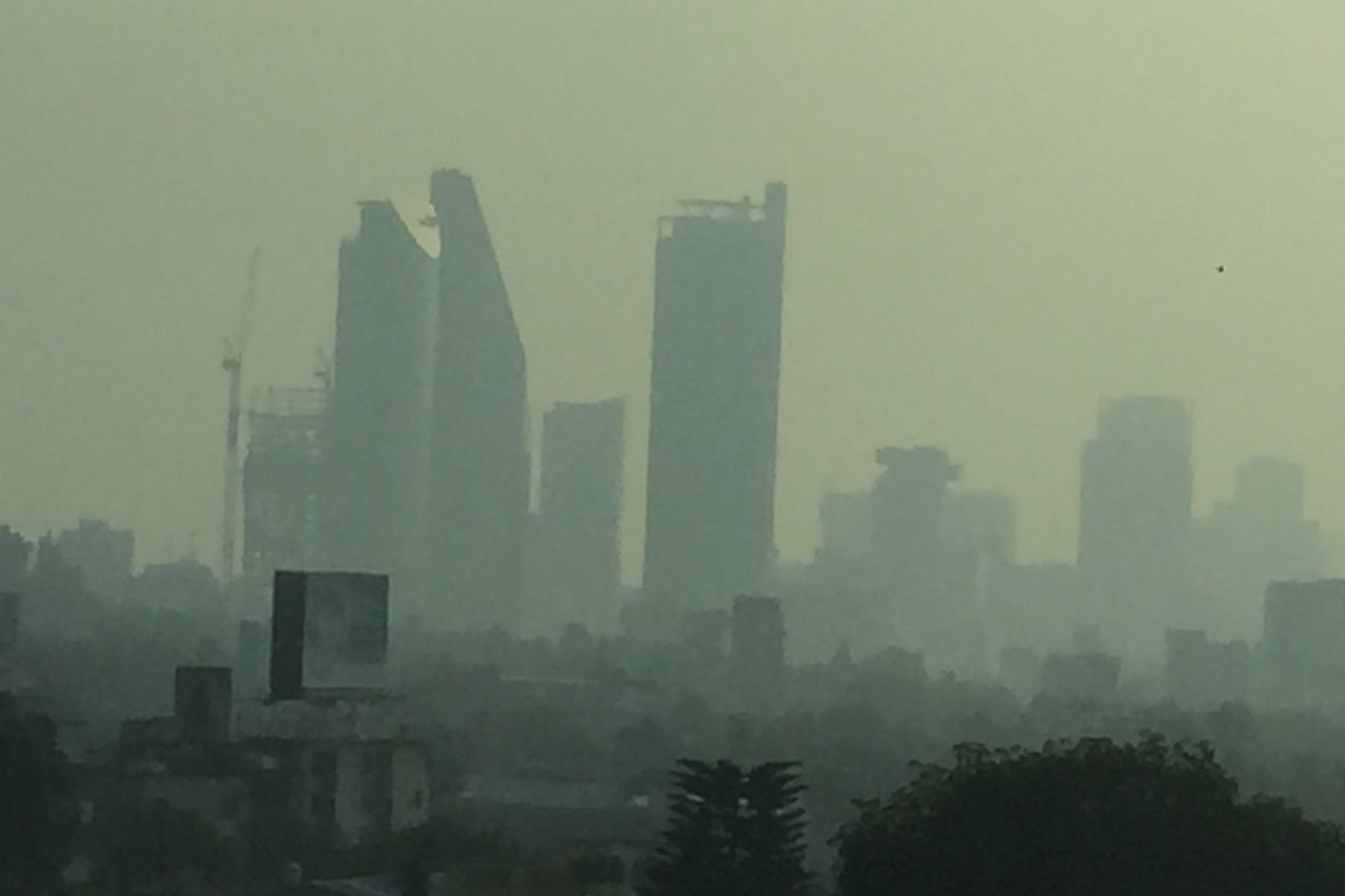 Impactante la contaminación en la Ciudad de México