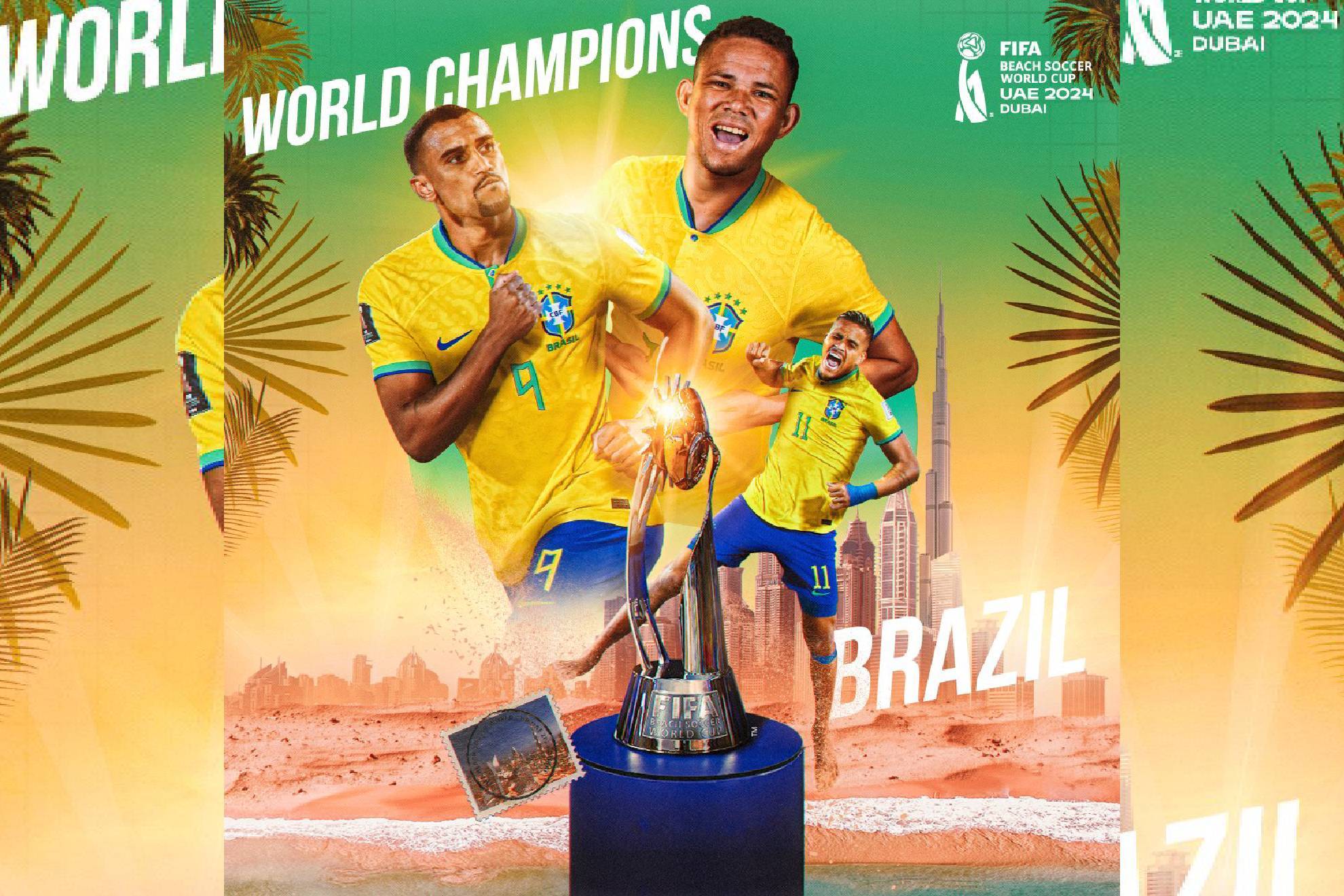 Brasil se lleva la edicin 2024 del Mundial de Playa de Futbol