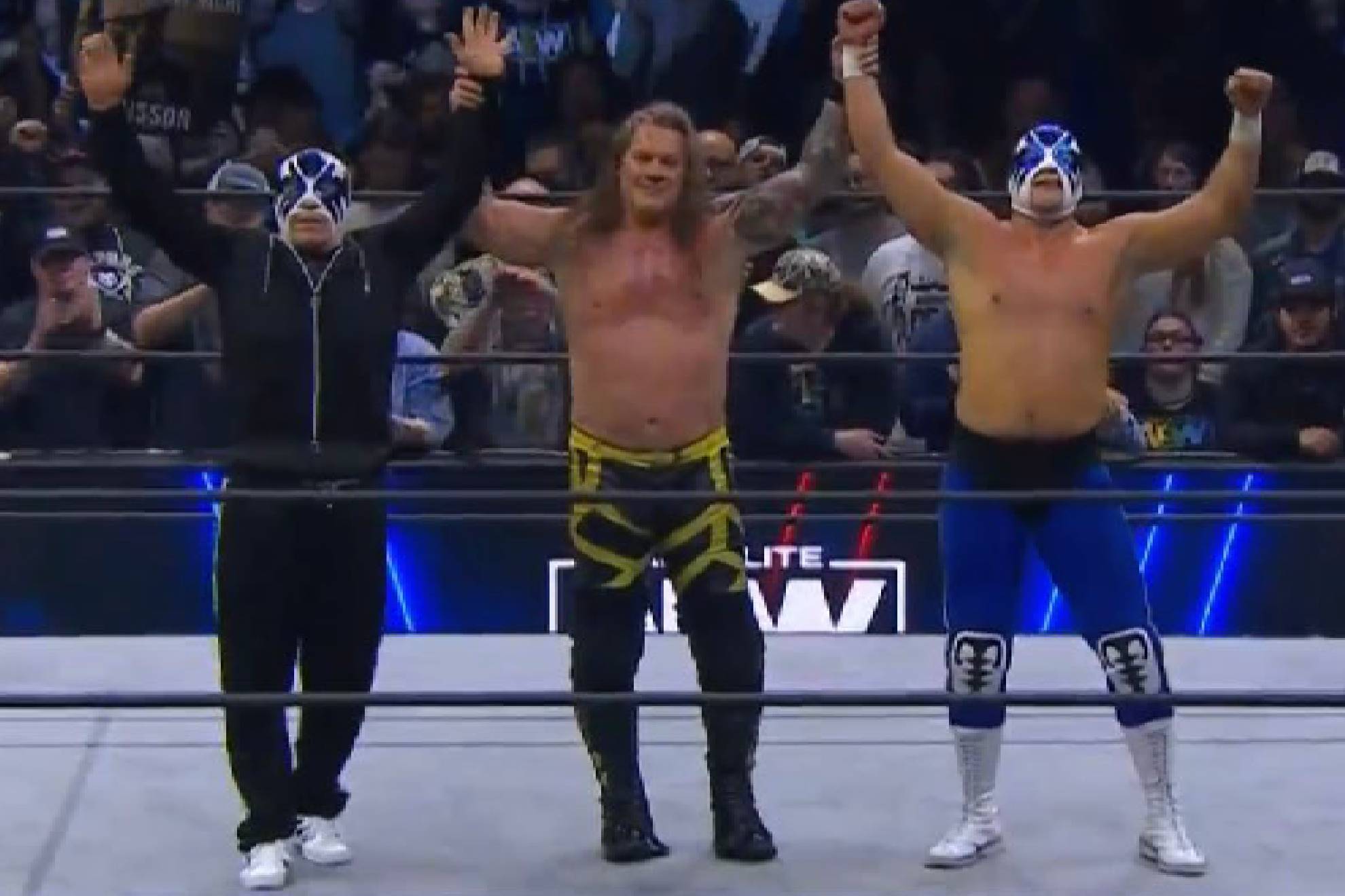 El debut de Atlantis Jr. en la AEW junto a su padre y ante Chris Jericho como rival