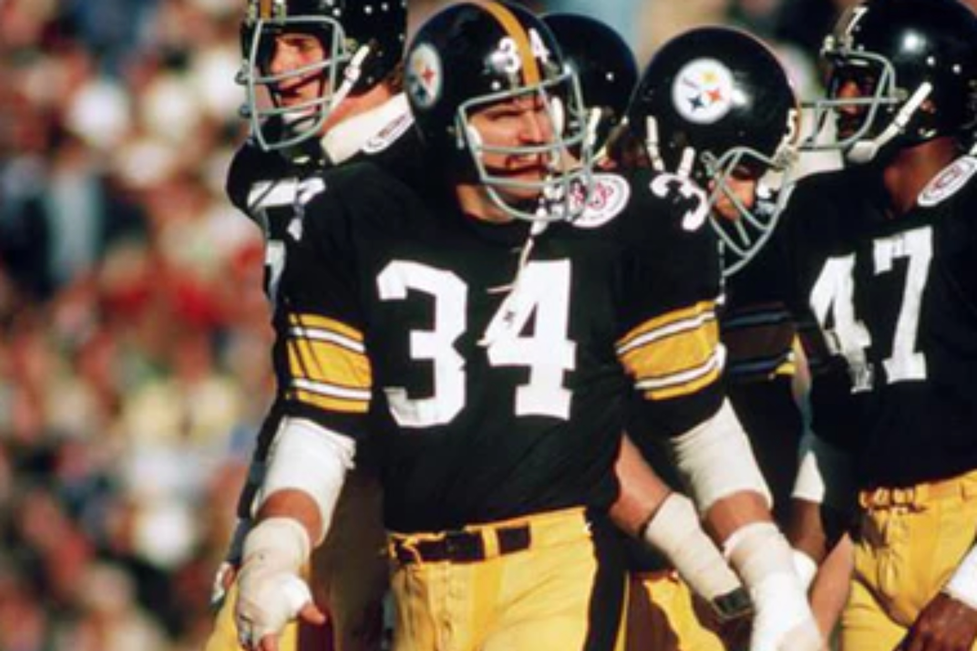 Andy Russell, 10 aos capitn de la famosa Cortina de Acero de los Pittsburgh Steelers
