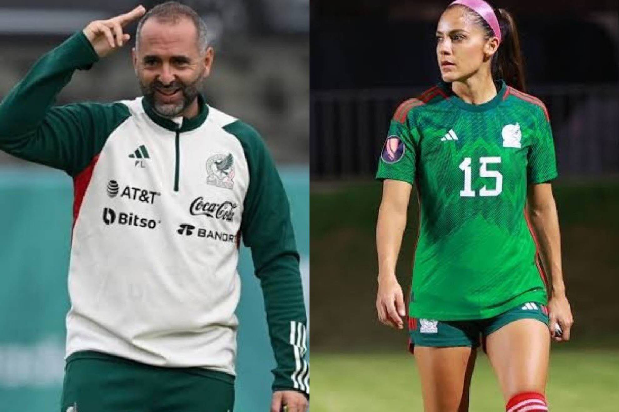 Cristina Ferral y Pedro Lpez esperan que Mxico avance sobre Paraguay en Copa Oro W 2024.