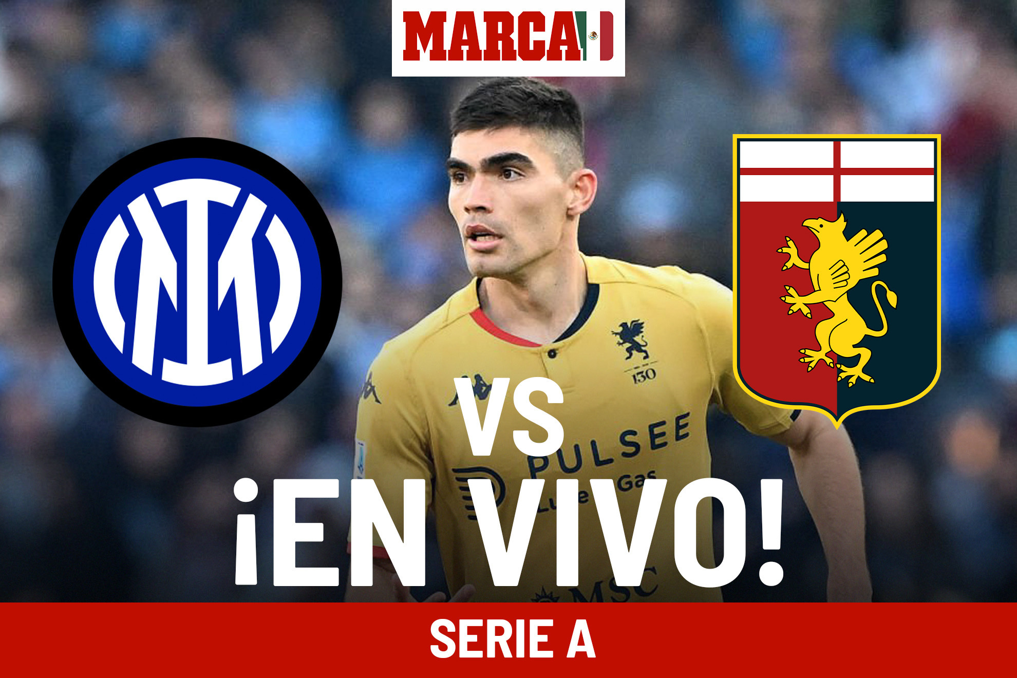 Inter de Milan vs Genoa EN VIVO. Partido hoy - Johan Vsquez en Serie A 2024