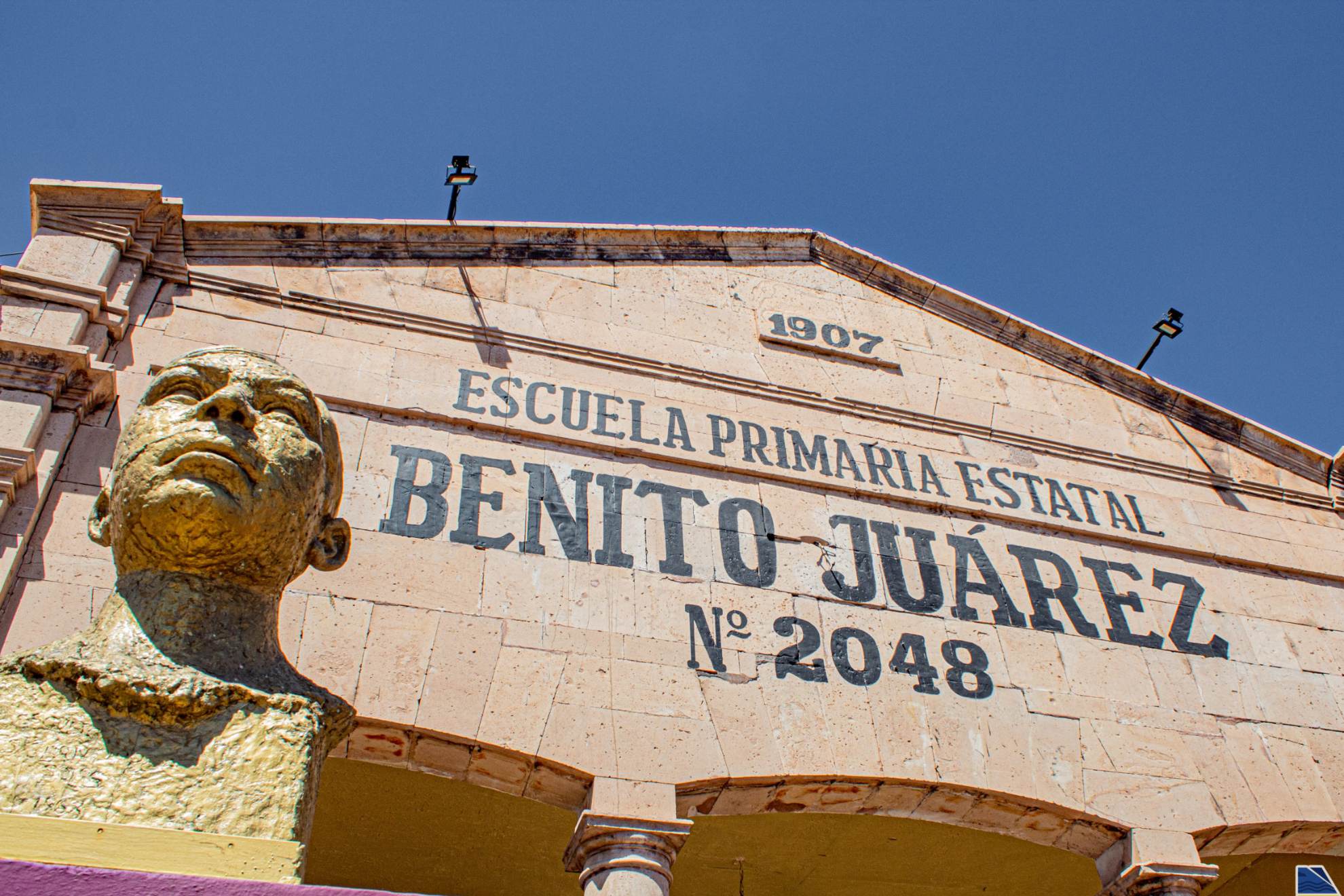 Primaria Benito Jurez en Chihuahua.