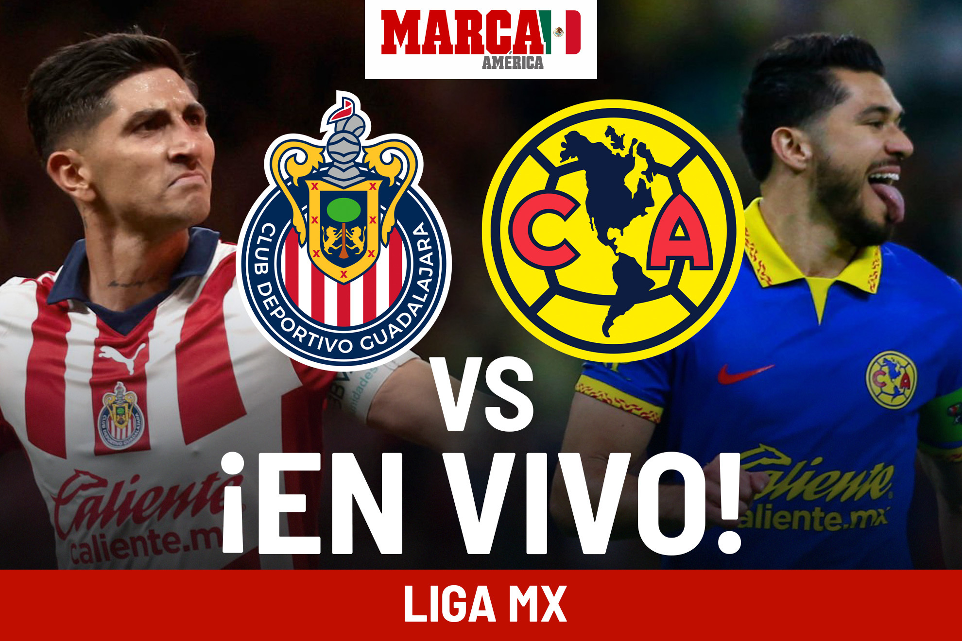 Chivas 0-0 Amrica EN VIVO Online. Liga MX hoy - Clsico Nacional 2024
