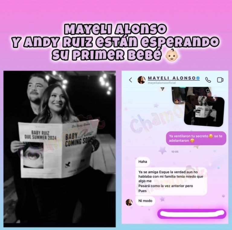 Mayeli Alonso, exesposa de Lupillo Rivera, estara embarazada del boxeador Andy Ruiz Jr.