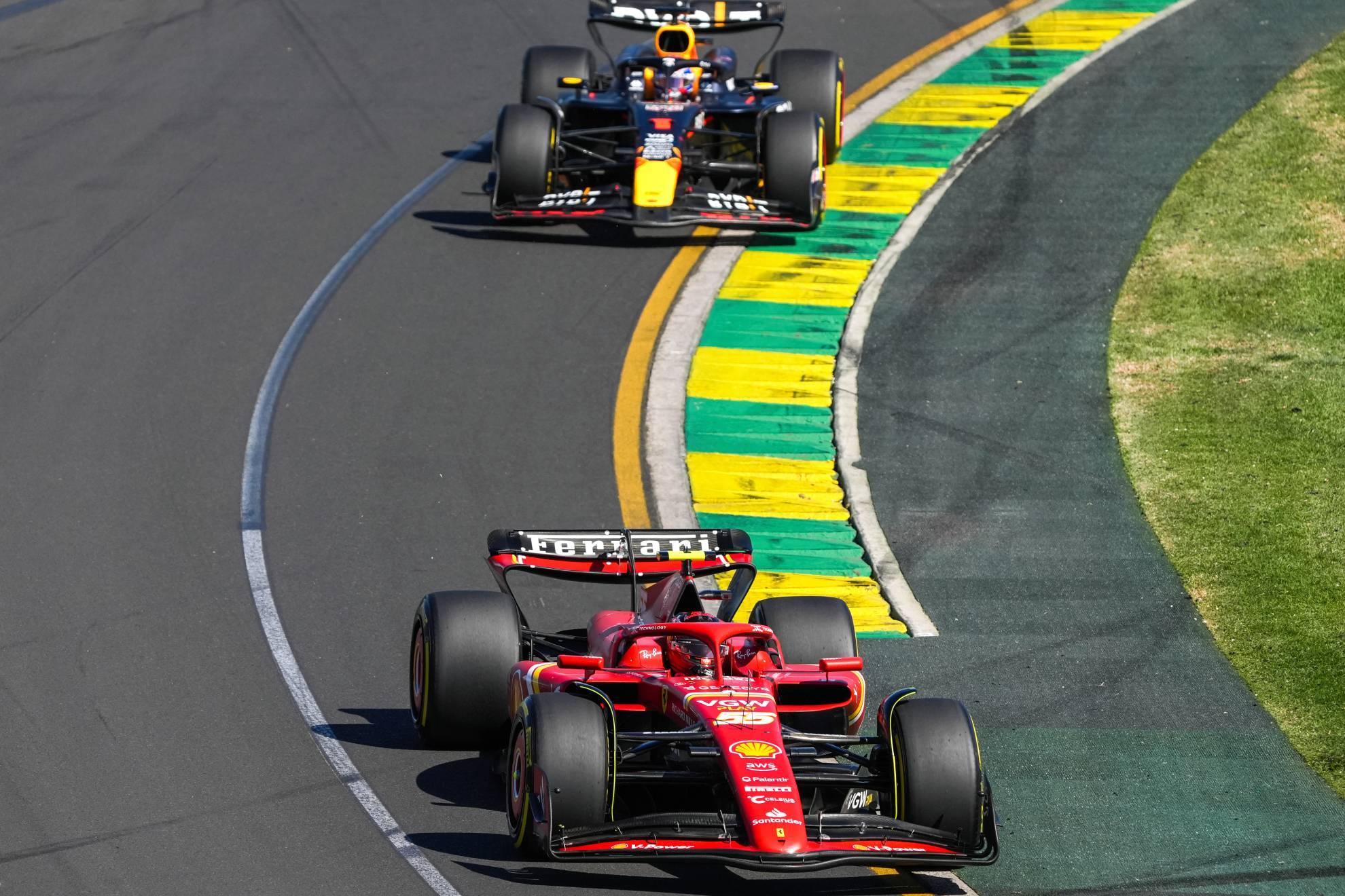 Carlos Sainz Gran Premio de Australia Frmula 1 Ferrari Max Verstappen Red Bull