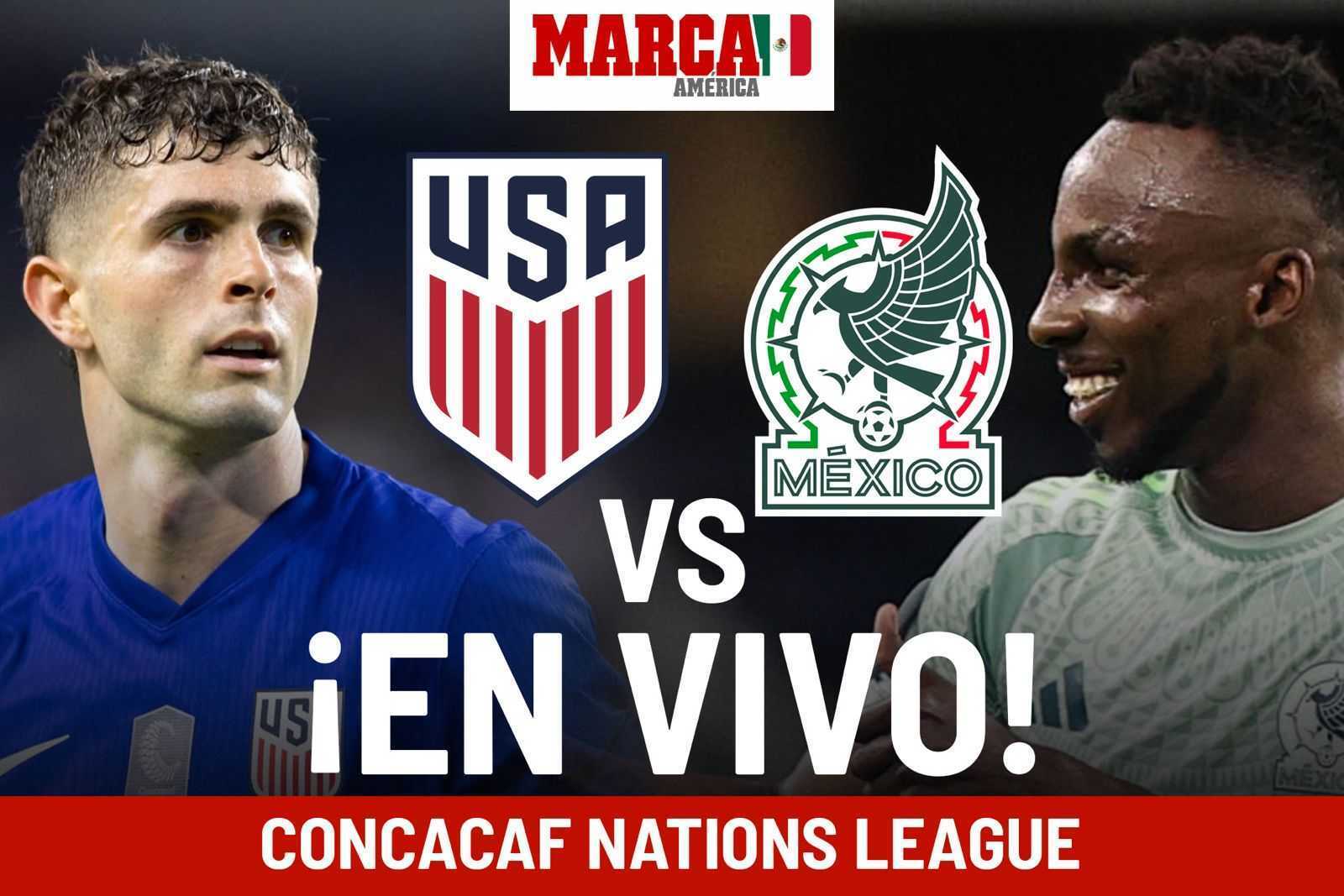 Mxico vs Estados Unidos EN VIVO Online. Partido hoy - Final Nations League 2024