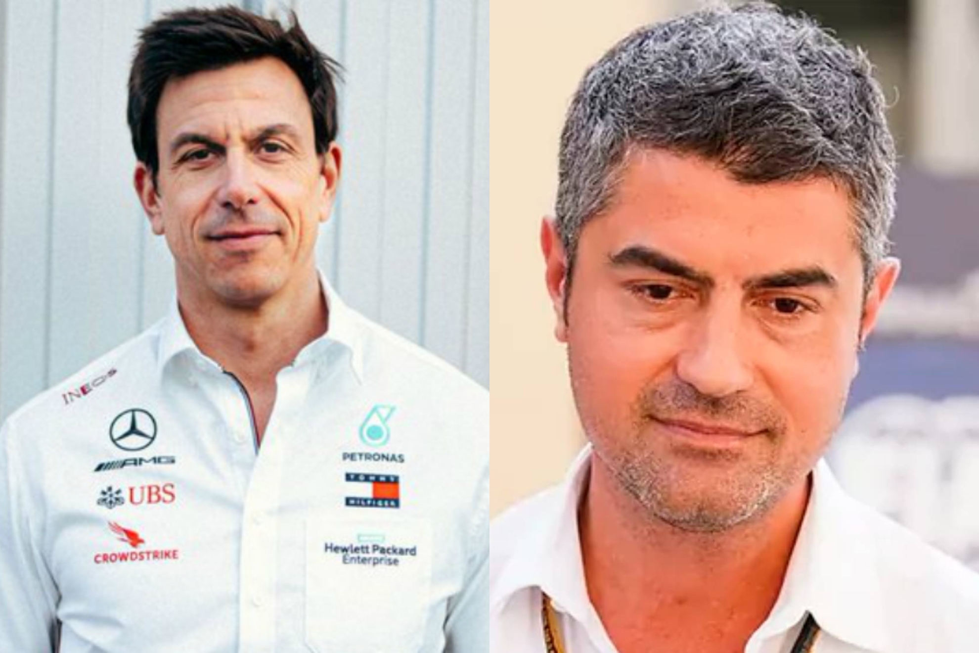 Toto Wolff y Michael Masi